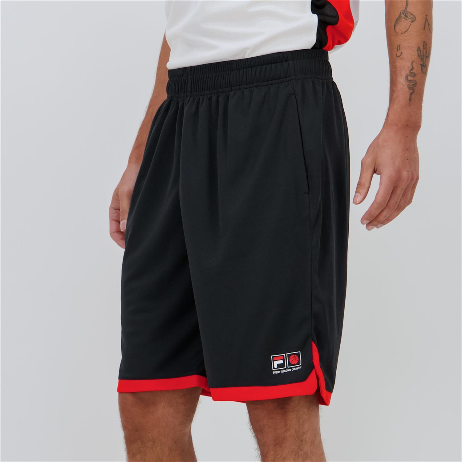 Pantalón Fila - Negro - Pantalón Baloncesto Hombre talla S