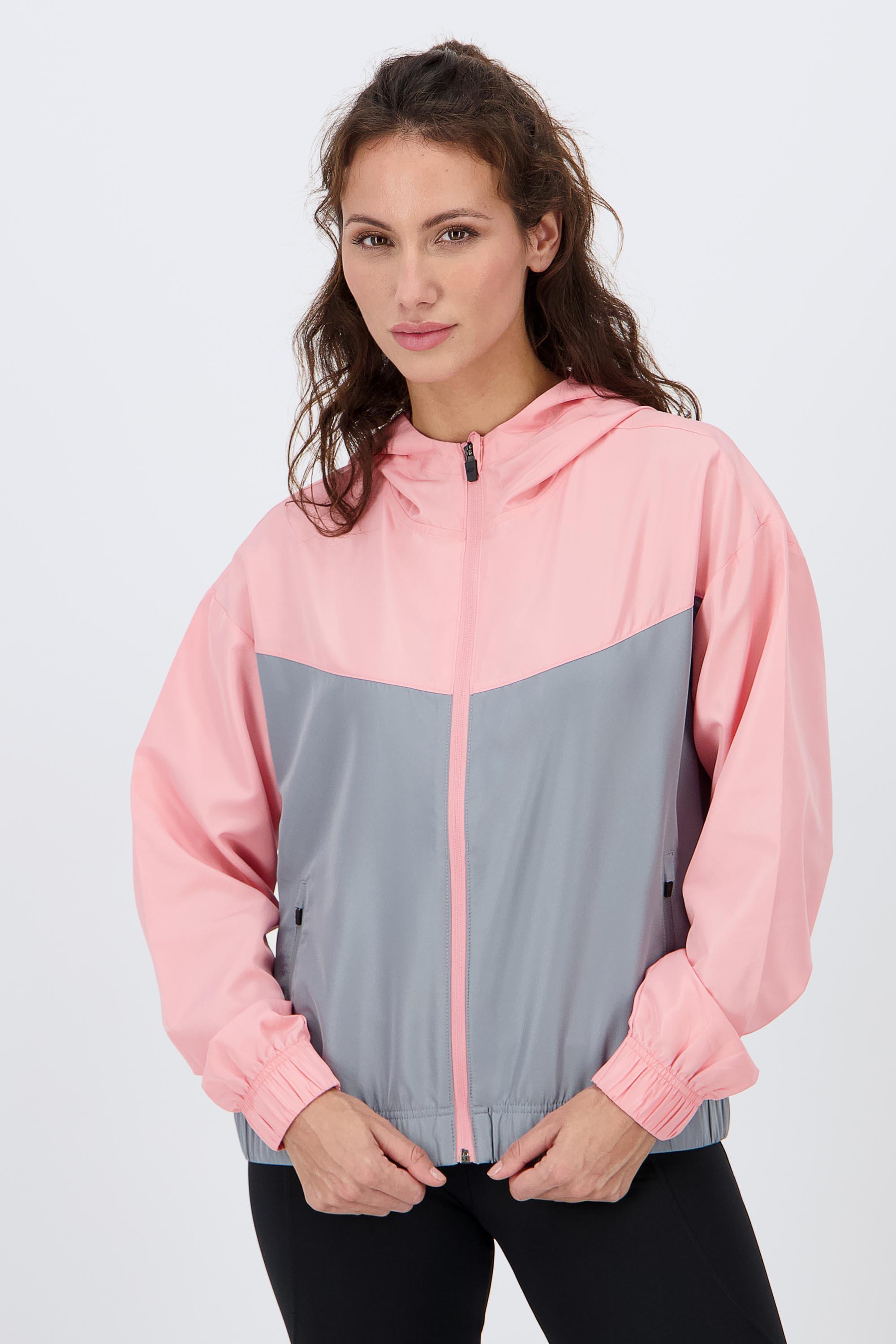 Basic 3 - Coral - Cortaviento Running Mujer talla