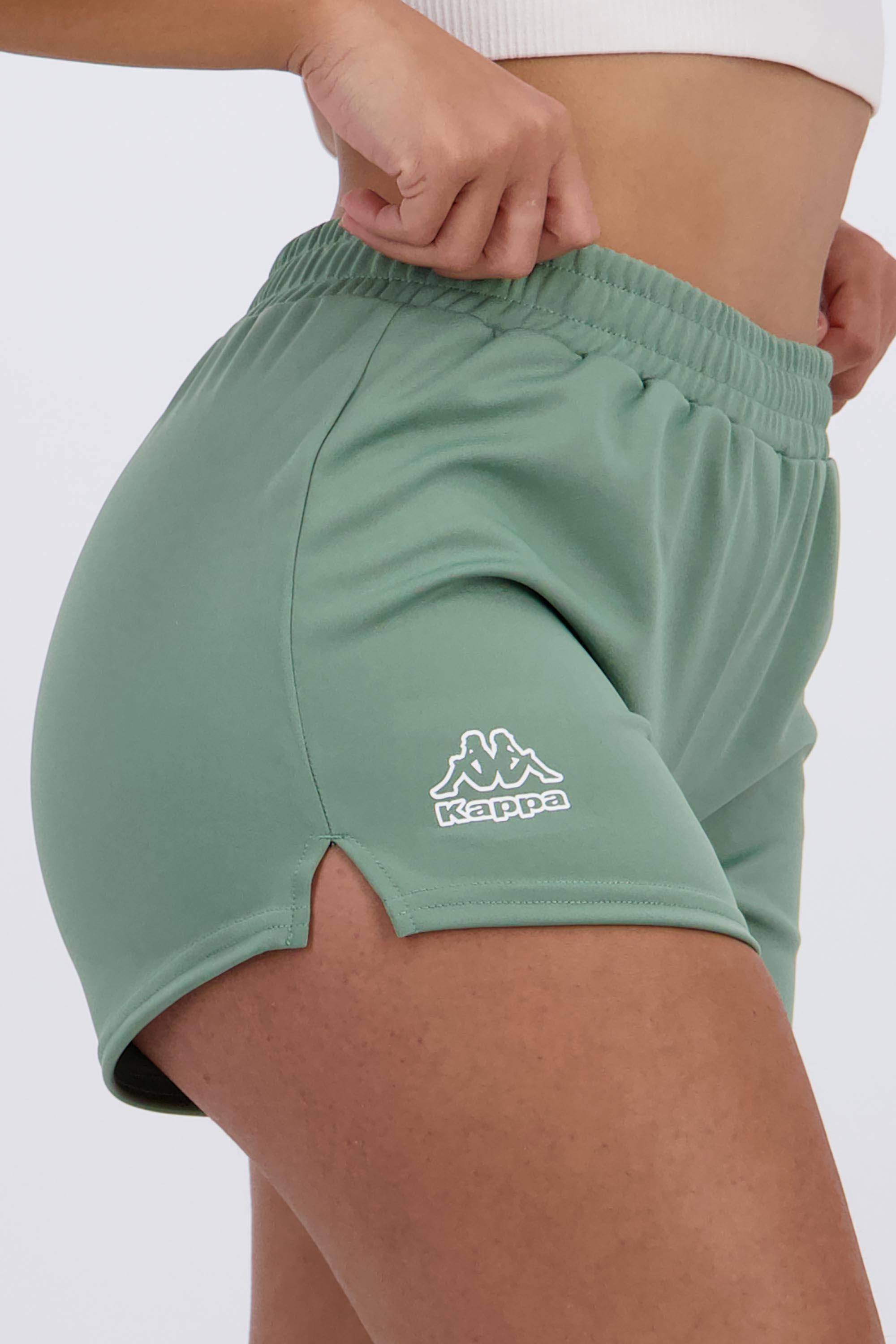 Logo Gogerbi - Verde - Pantalón Corto Mujer talla