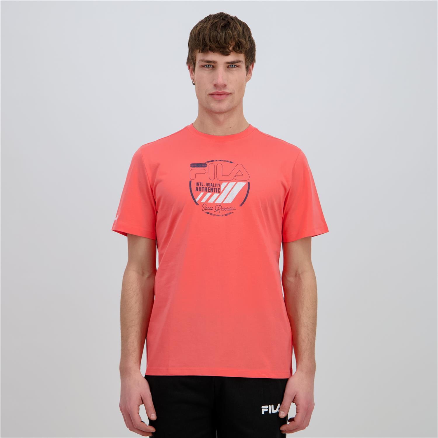 Fila Essentials 1 Graphics - Coral - Camiseta Hombre talla S