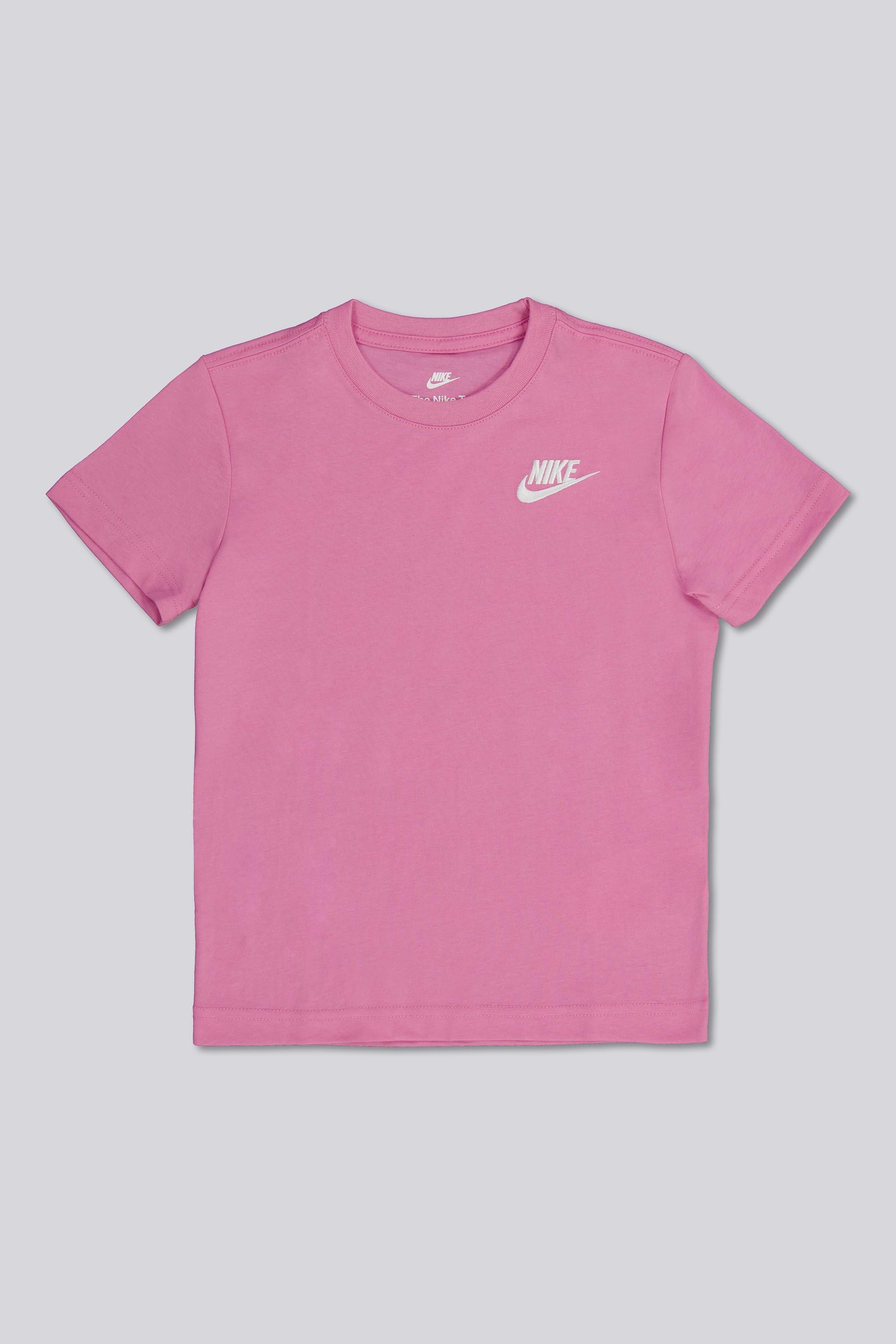 Nike Small Logo - Rosa - Camiseta Algodón Niña talla 4/5