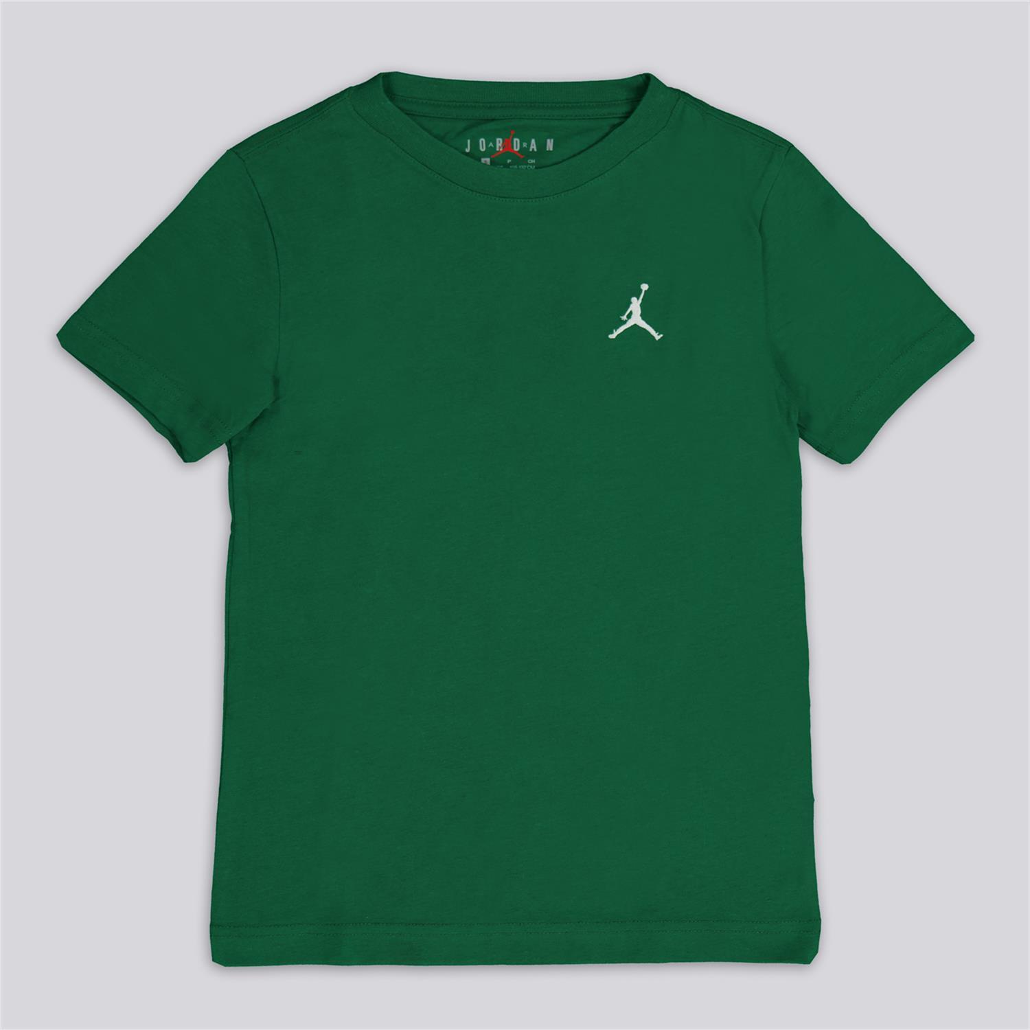 Jordan Small Logo - Verde - Camiseta Algodón Niño talla 10