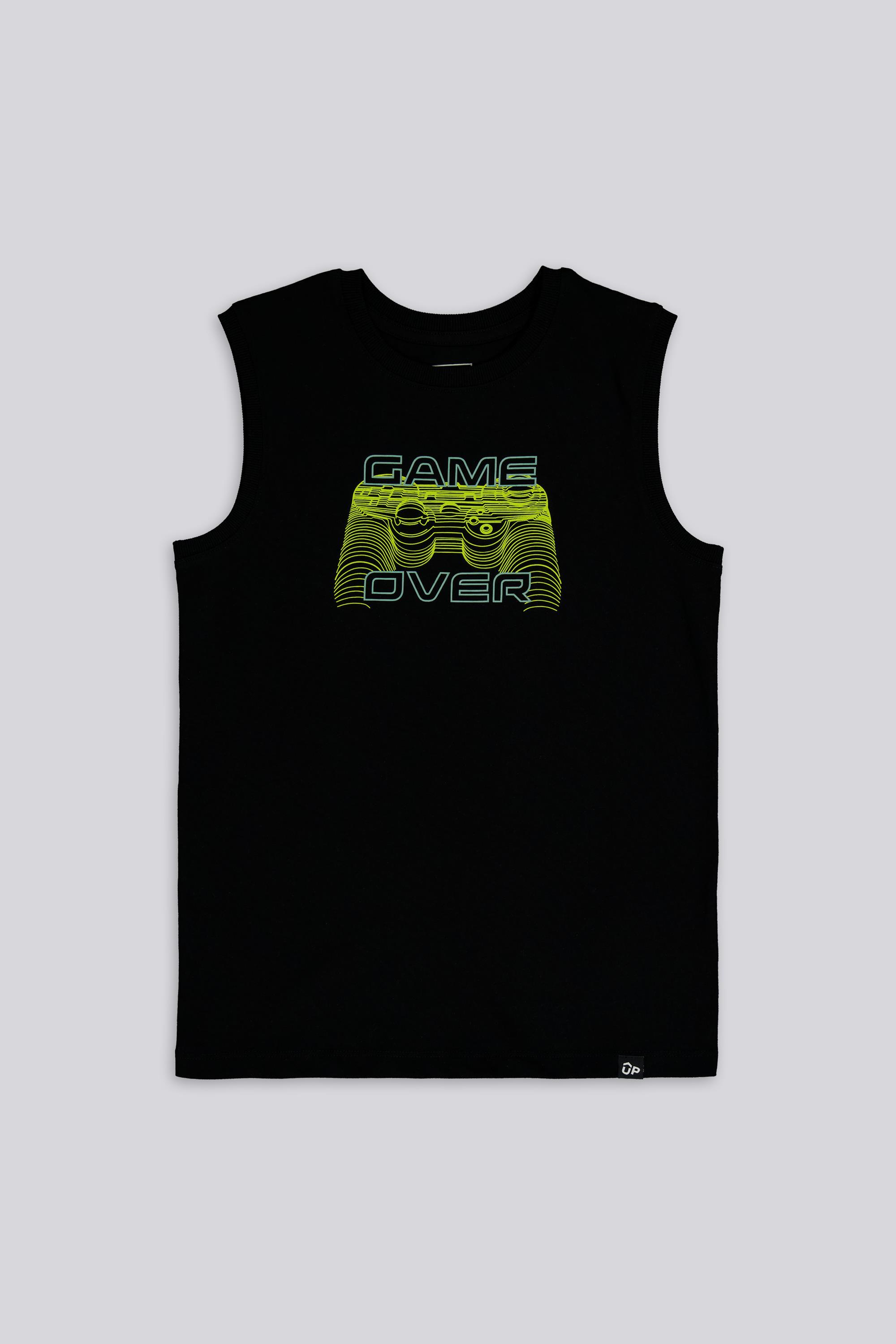 Camiseta Up - Negro - Camiseta Algodón Niño talla 14