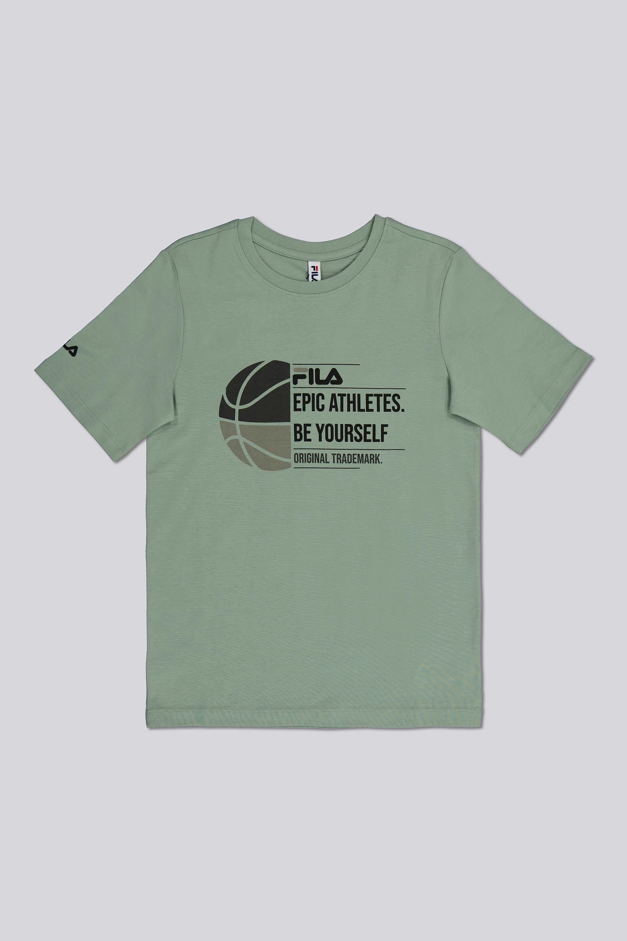 Camiseta Fila - Kaki - Camiseta Algodón Niño