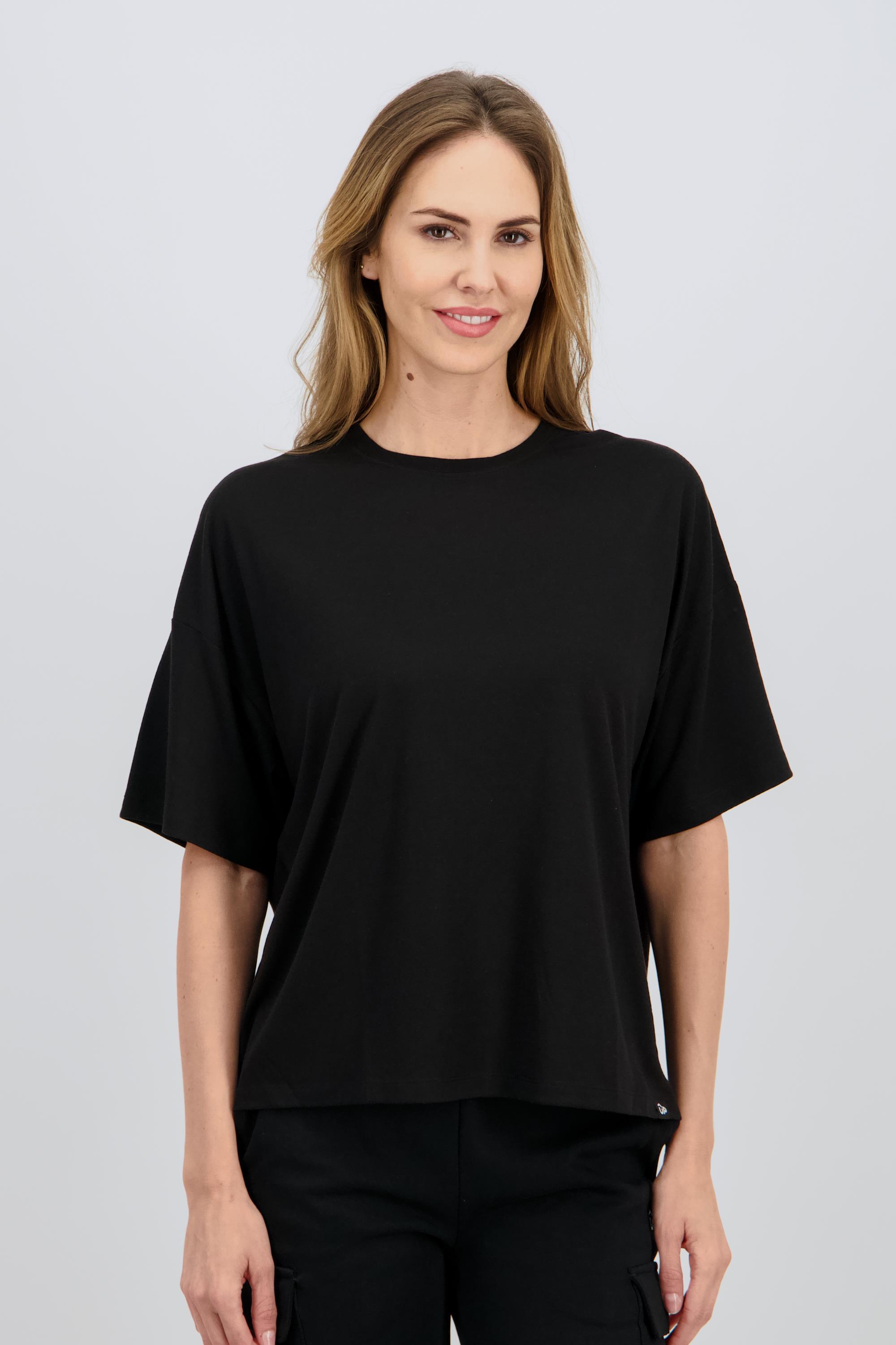 Camiseta Oversize Up - Negro - Camiseta Mujer talla