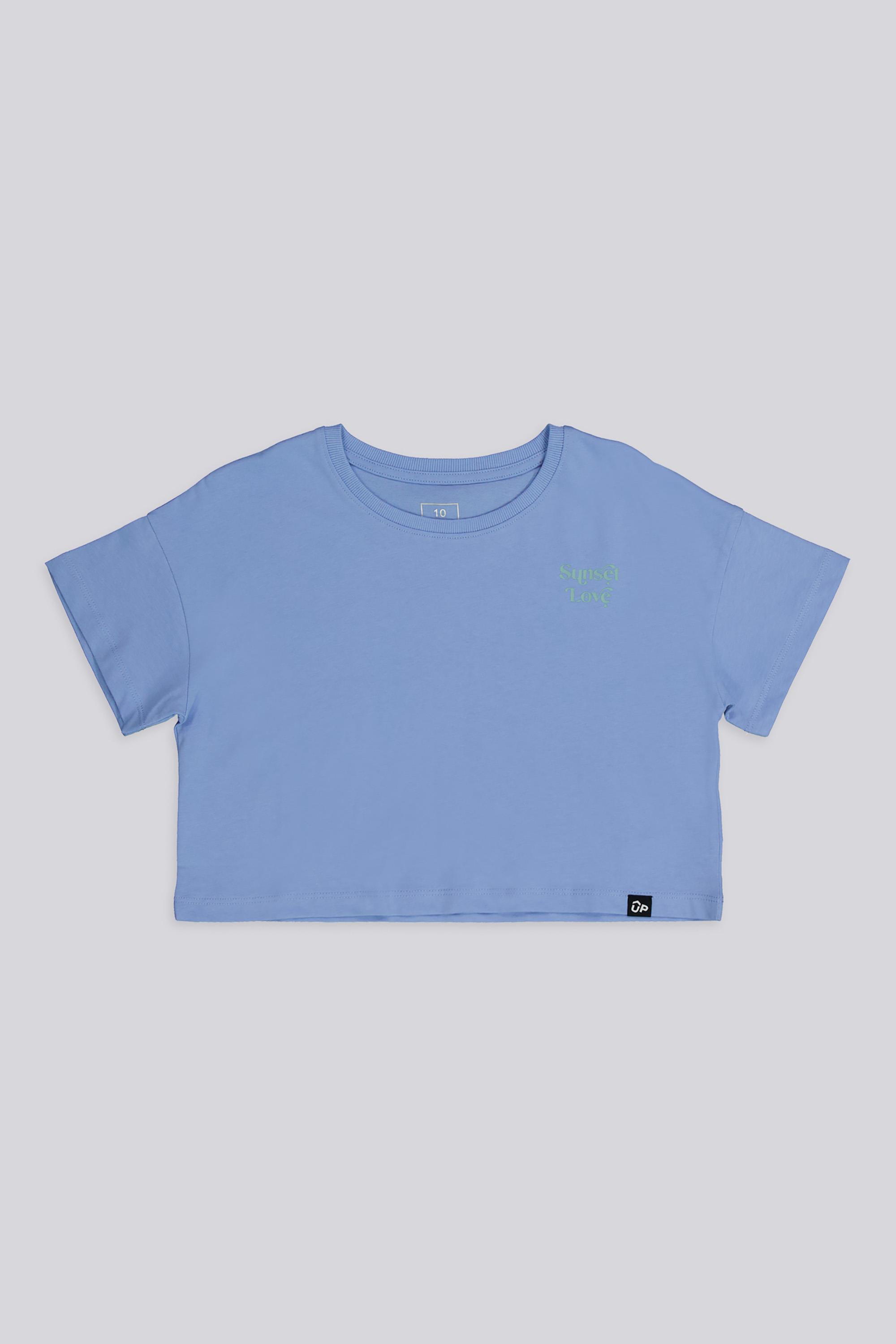 Basic II - Azul - Camiseta Algodón Niña