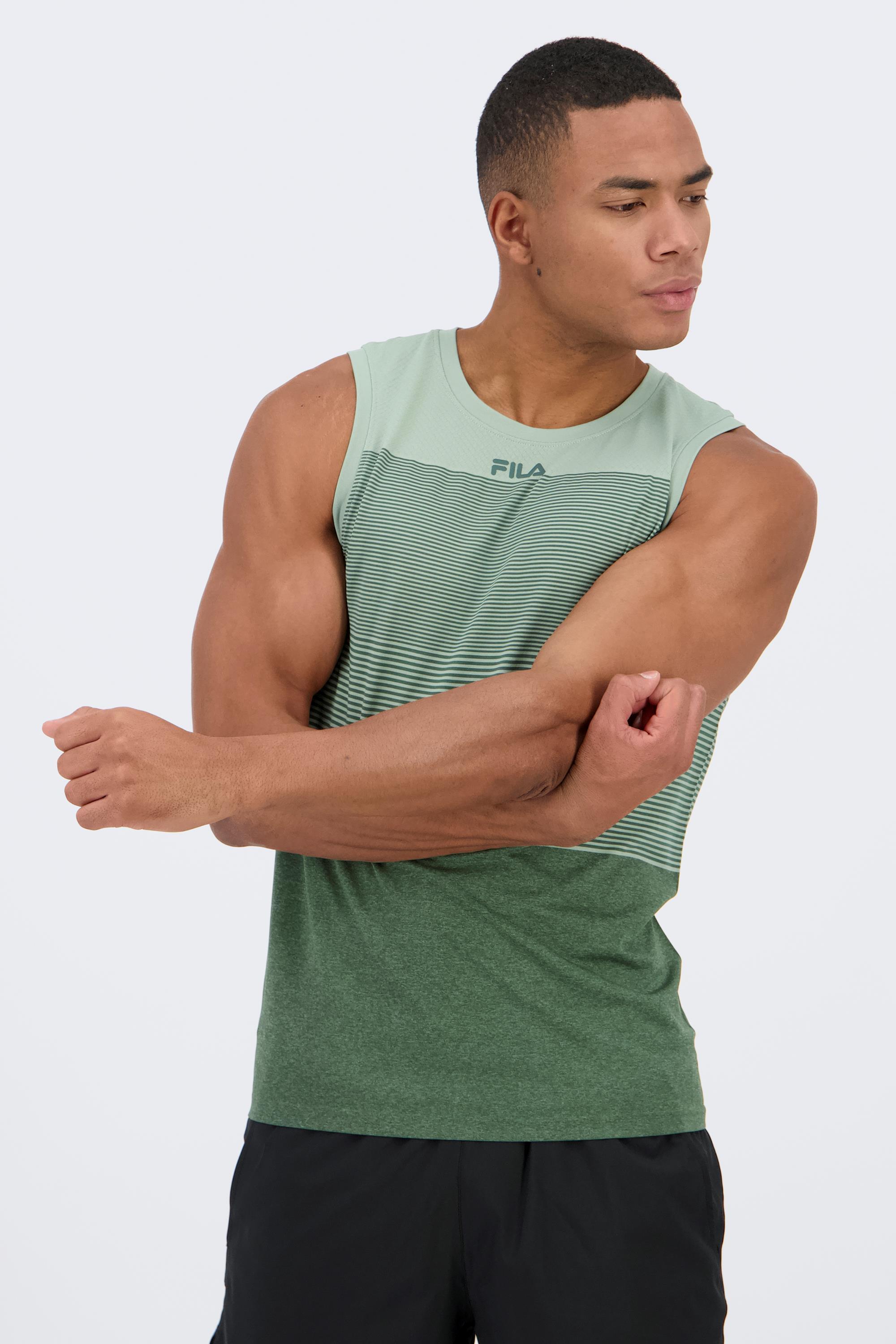 Camiseta Tirantes Fila - Kaki - Camiseta Hombre talla