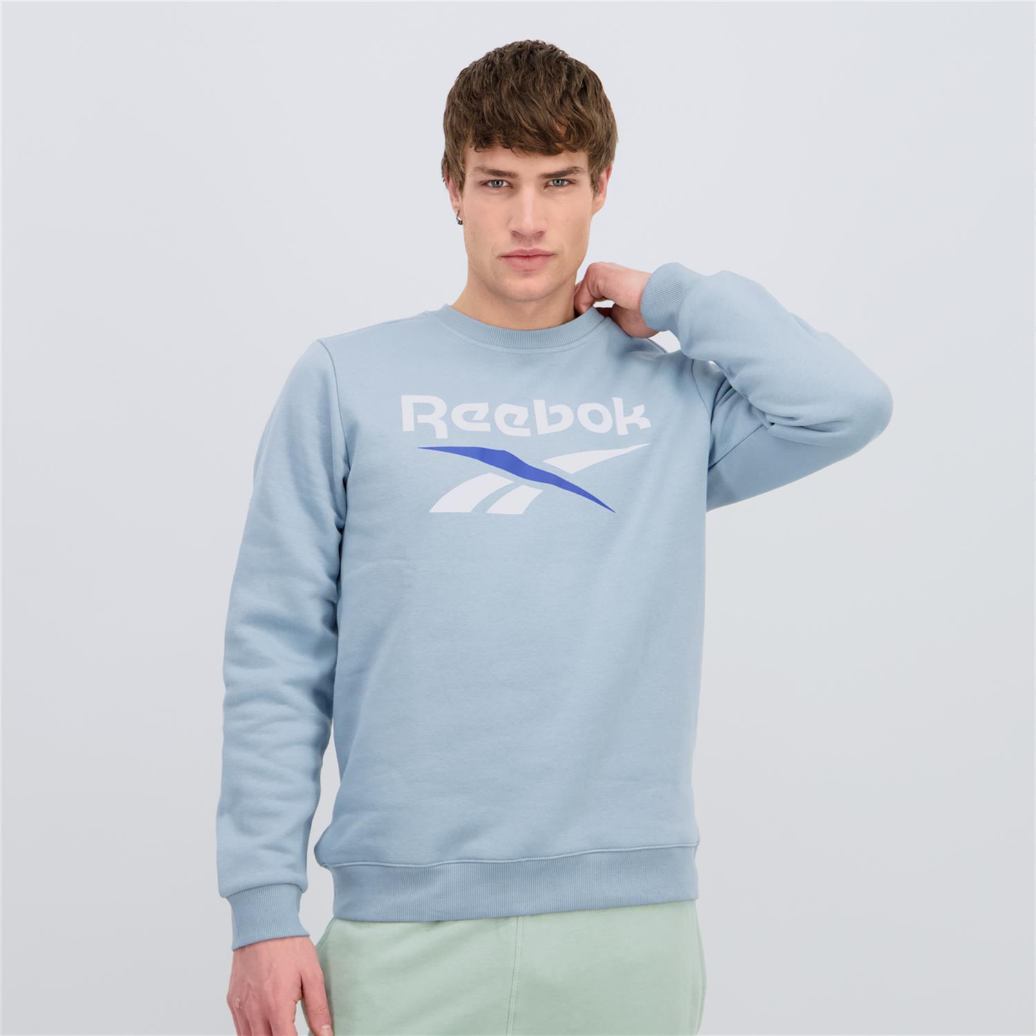 Sudadera Reebok - Azul - Sudadera Felpa Hombre talla M