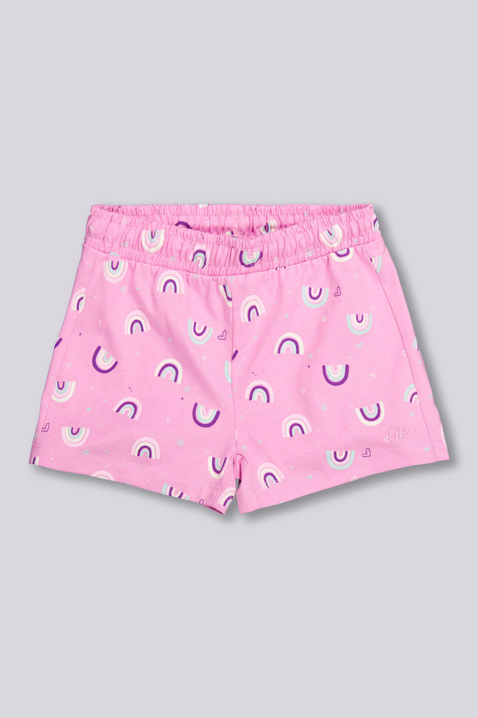 Pantalón Corto Up - Rosa - Pantalón Algodón Niña talla 4