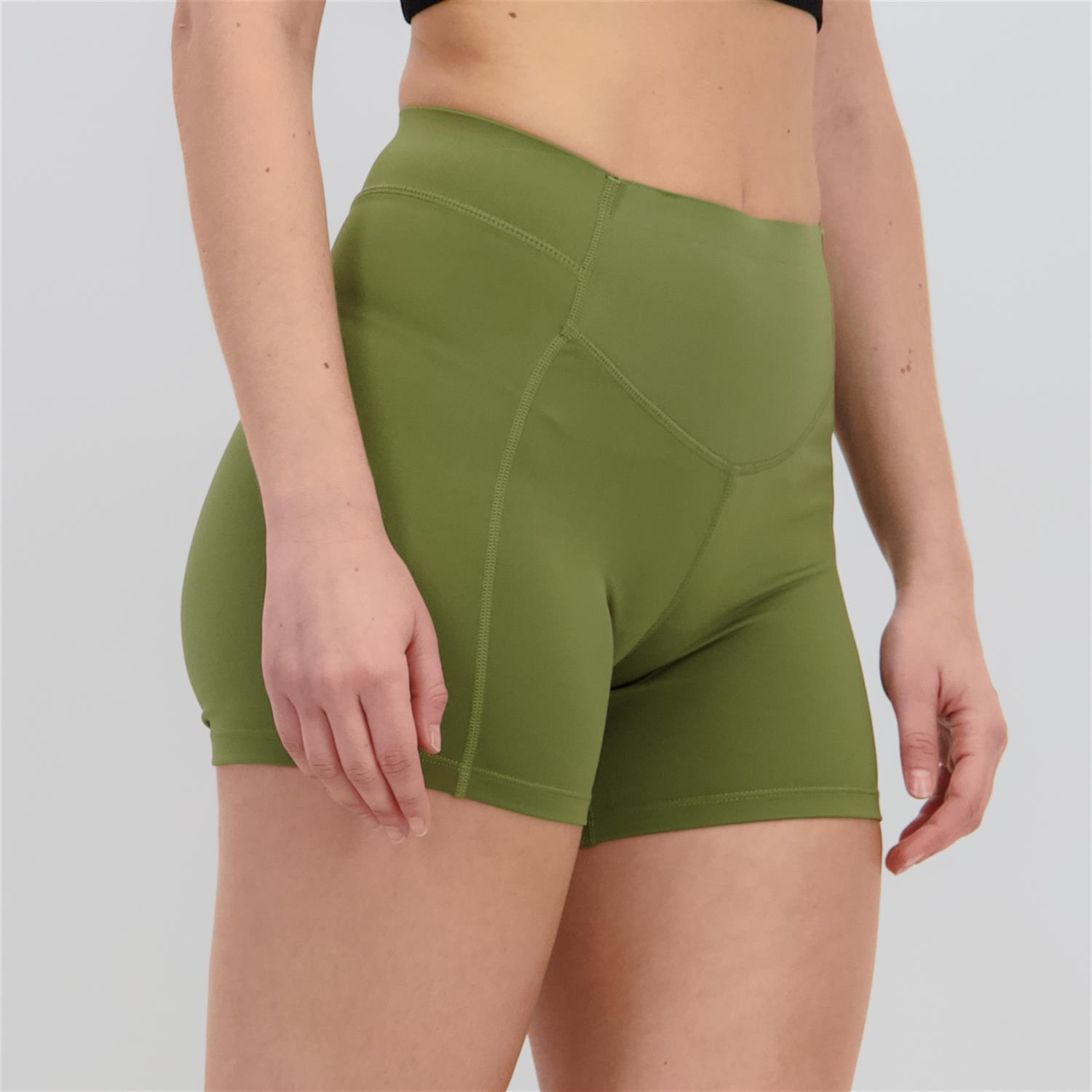 Mallas Cortas Doone - Kaki - Mallas Push Up Mujer talla XS