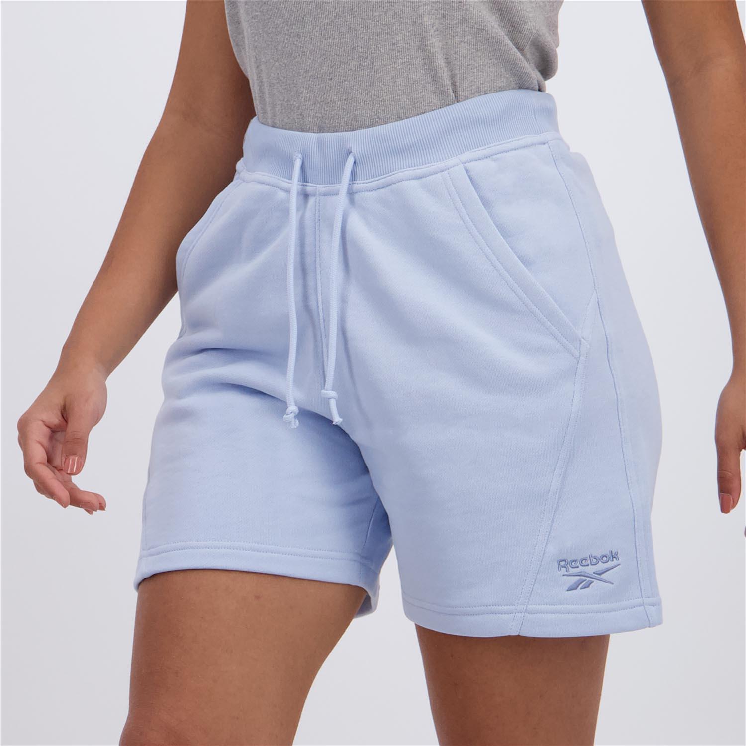 Reebok Icon - Azul - Bermuda Mujer talla XS
