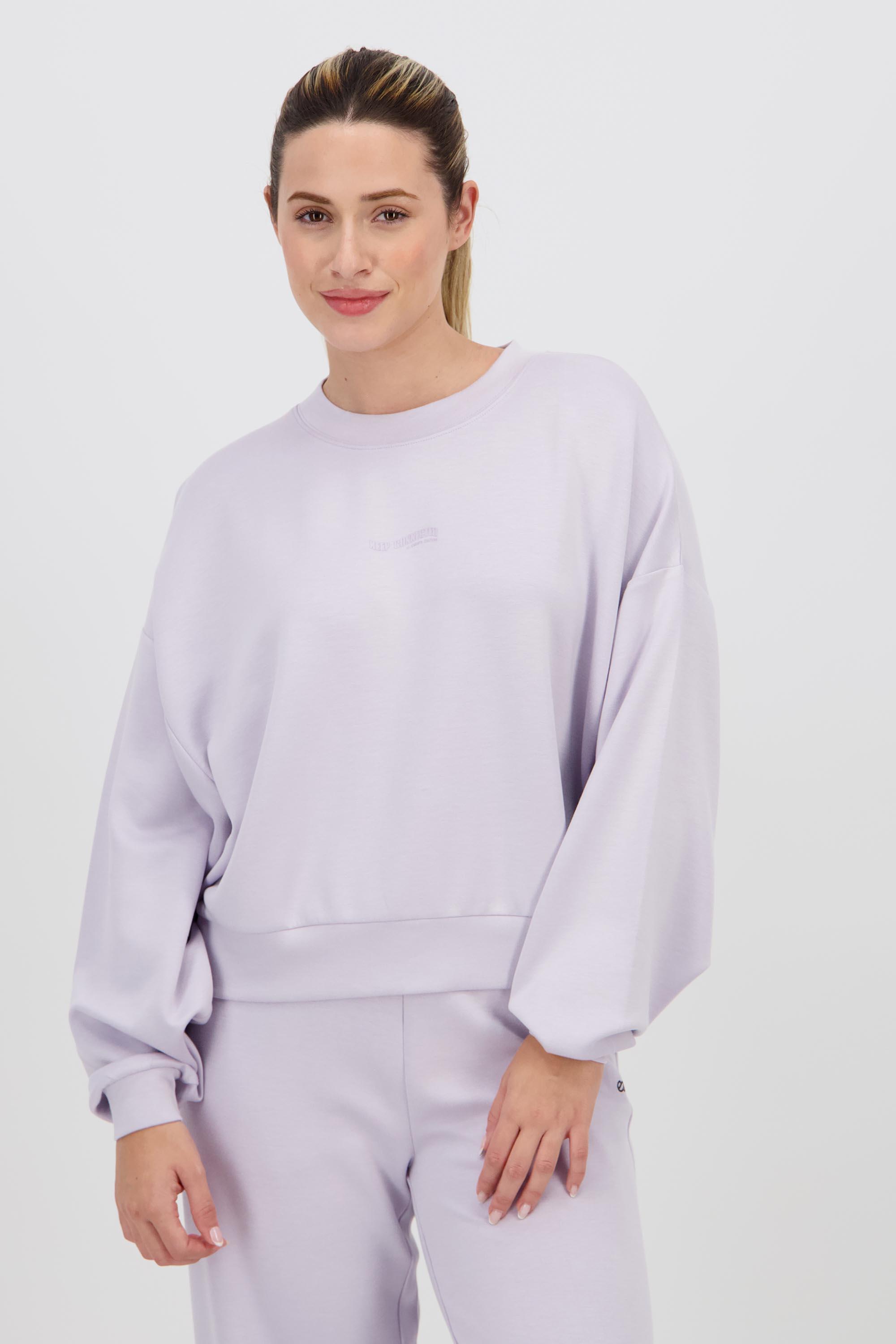 Sudadera Oversize Silver - Morado - Sudadera Mujer talla M