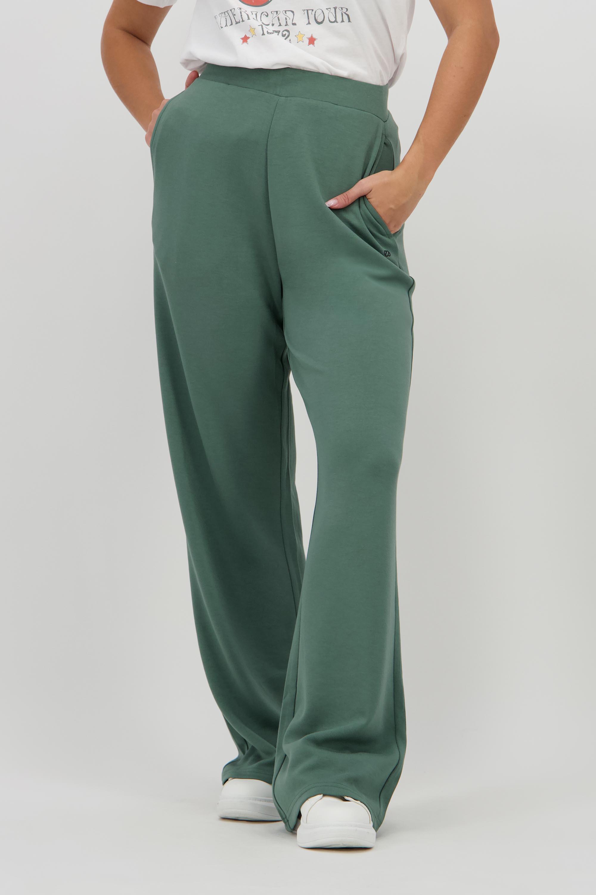 Pantalón Largo Silver Verde Pantalón Mujer Sprinter