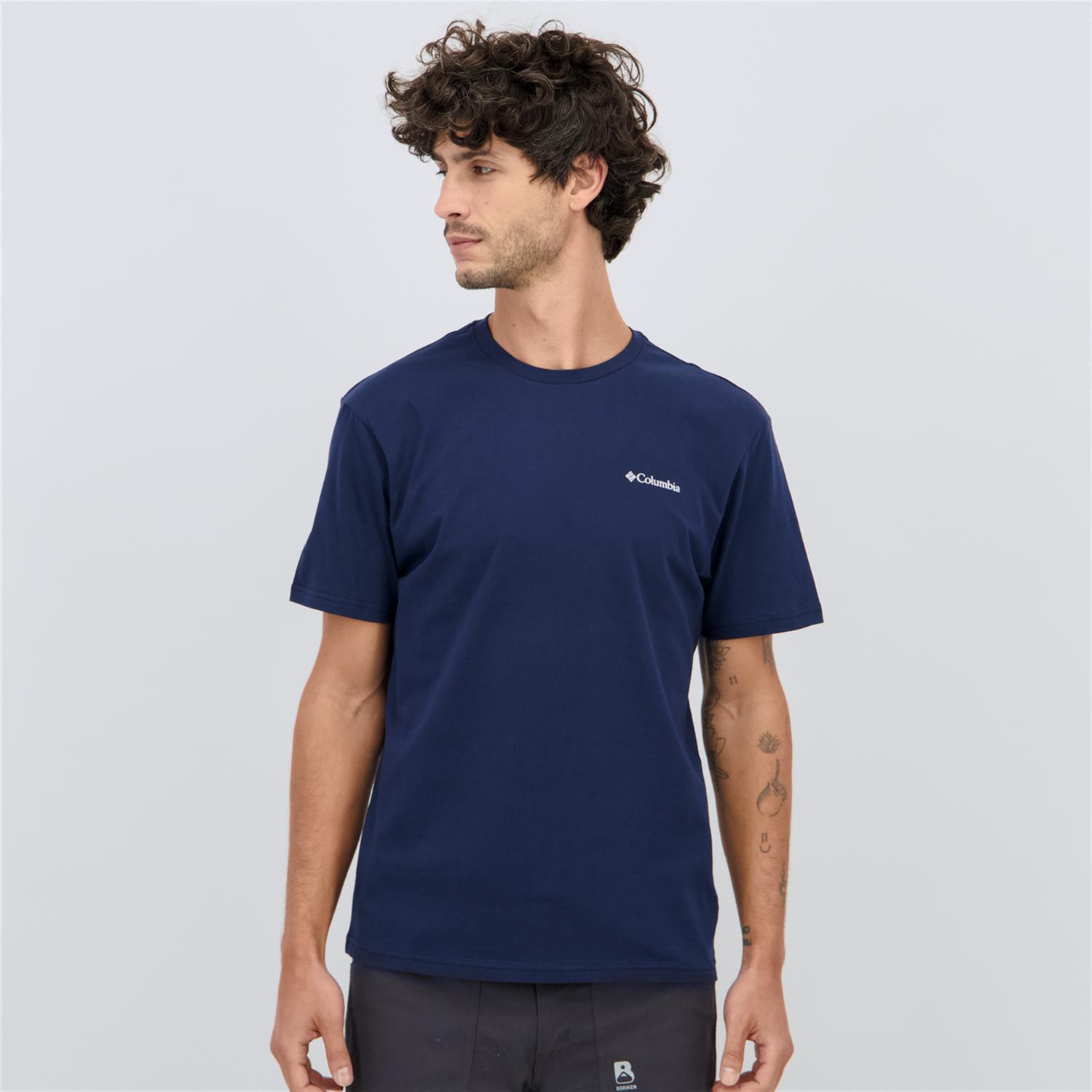 Columbia Barton Springs - Azul - Camiseta Hombre talla L