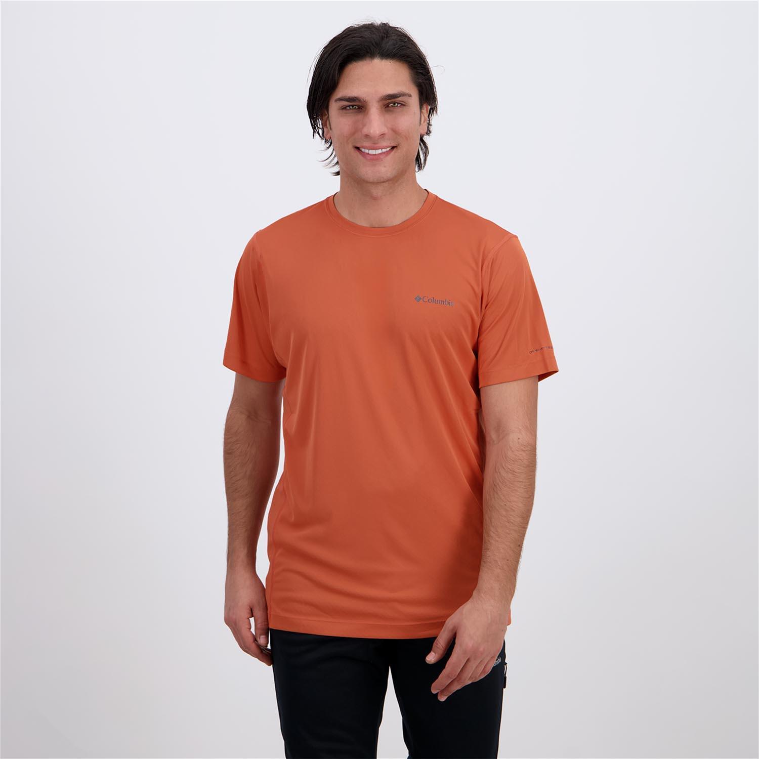 Columbia Zero Rules - Naranja - Camiseta Hombre talla S