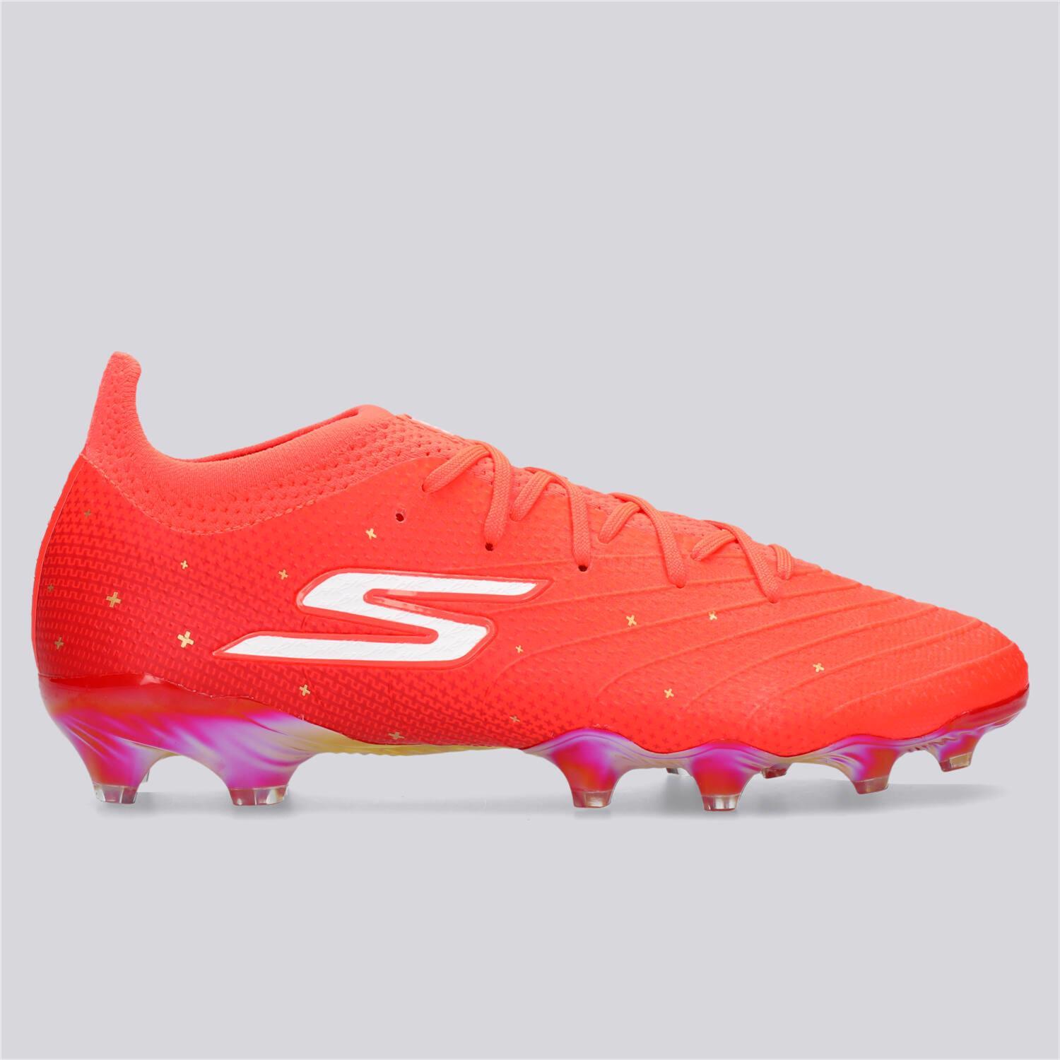 Skechers Razor Elite FG - Coral - Botas Fútbol talla 38.5