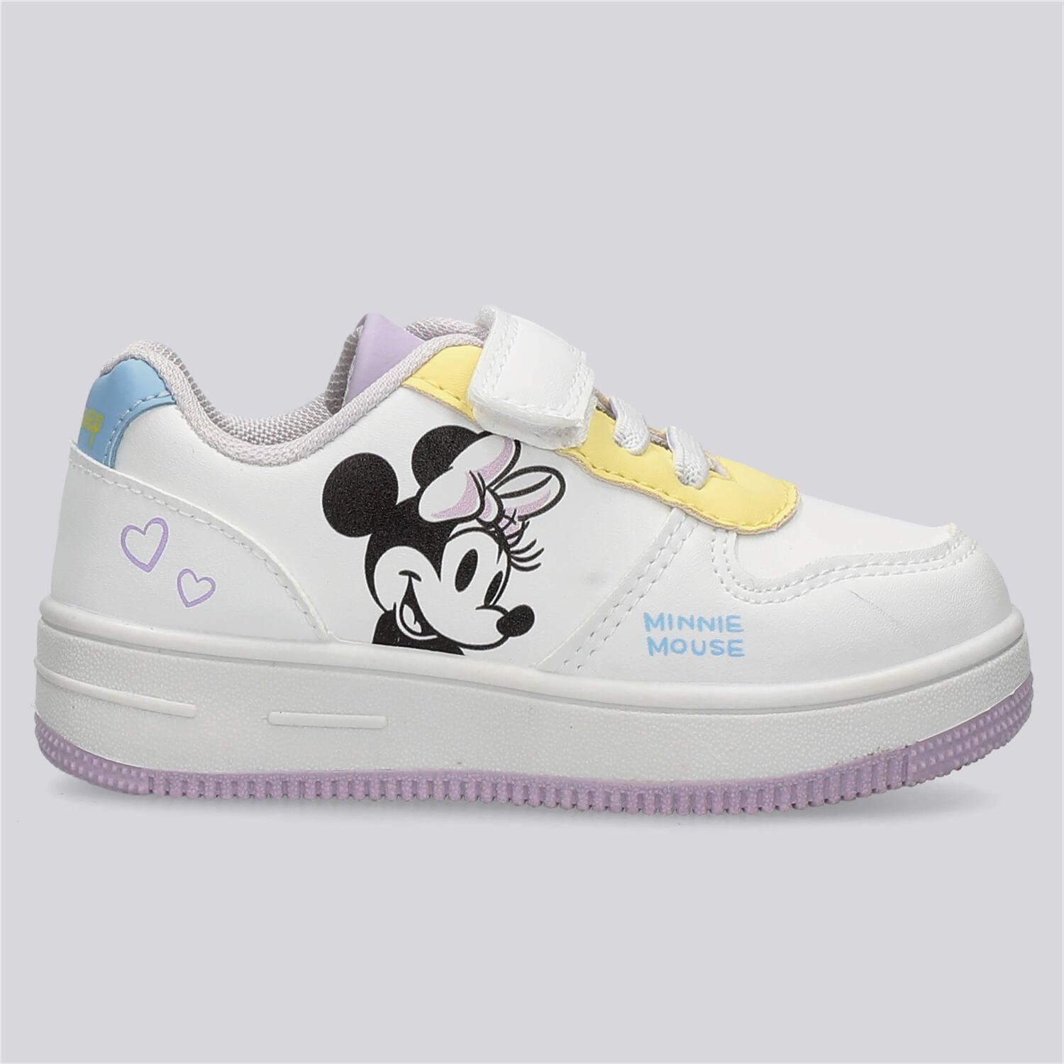 Sapatilhas Minnie - Branco - Sapatilhas Velcro Menina tamanho 26