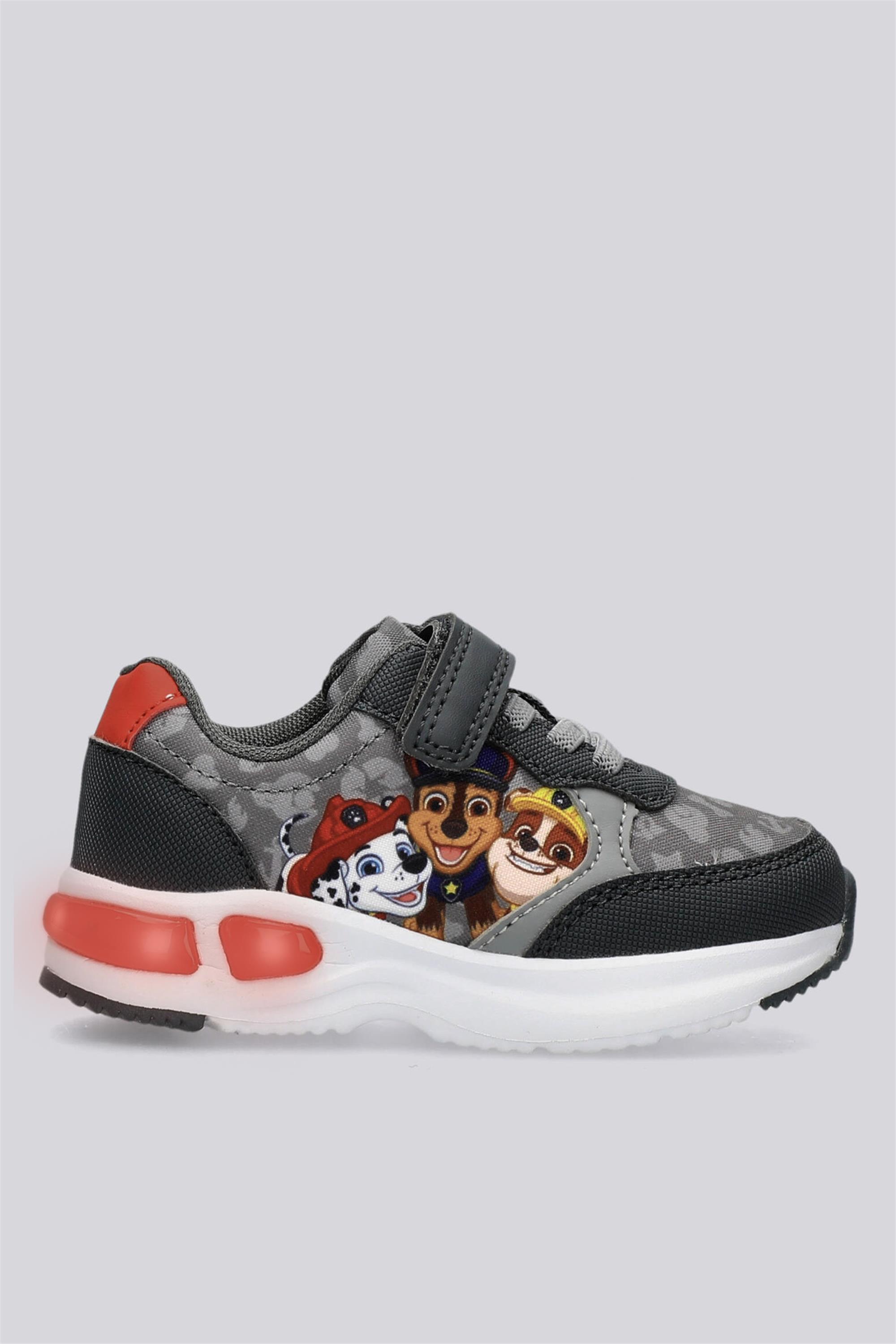 Zapatillas Luces Patrulla Canina - Gris - Zapatillas Velcro Niño