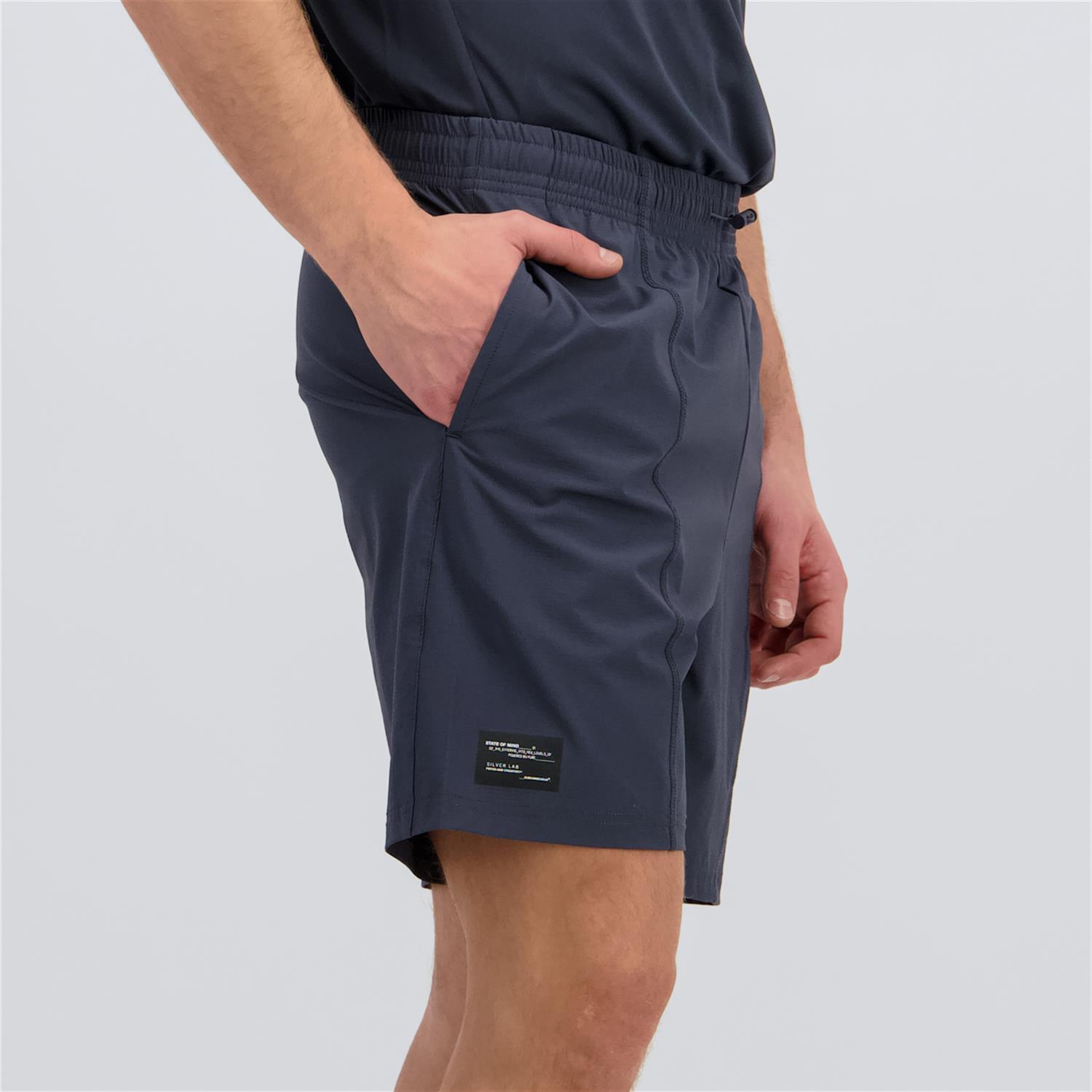 Silver Lab - Gris - Pantalón Bermuda Hombre talla XL