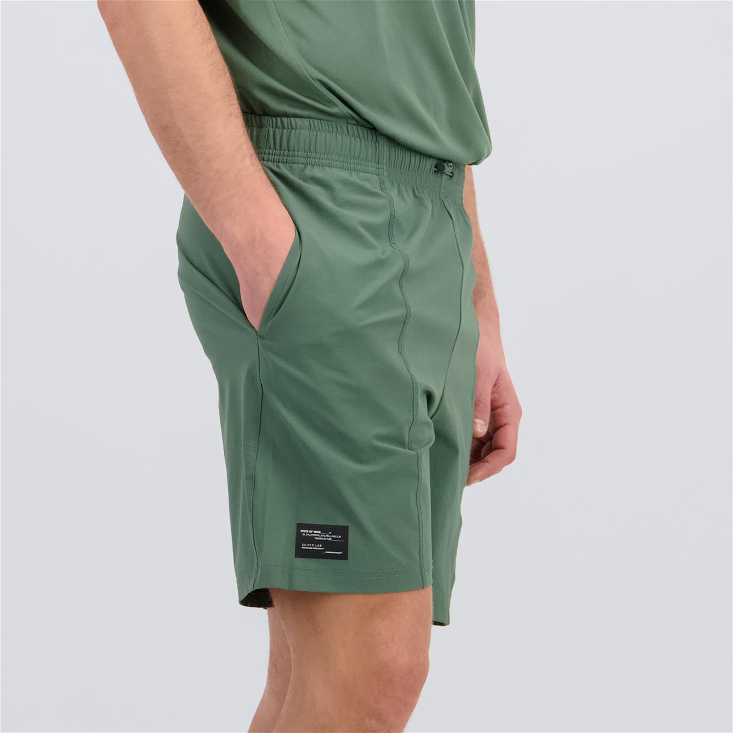 Silver Lab - Kaki - Pantalón Bermuda Hombre talla XL