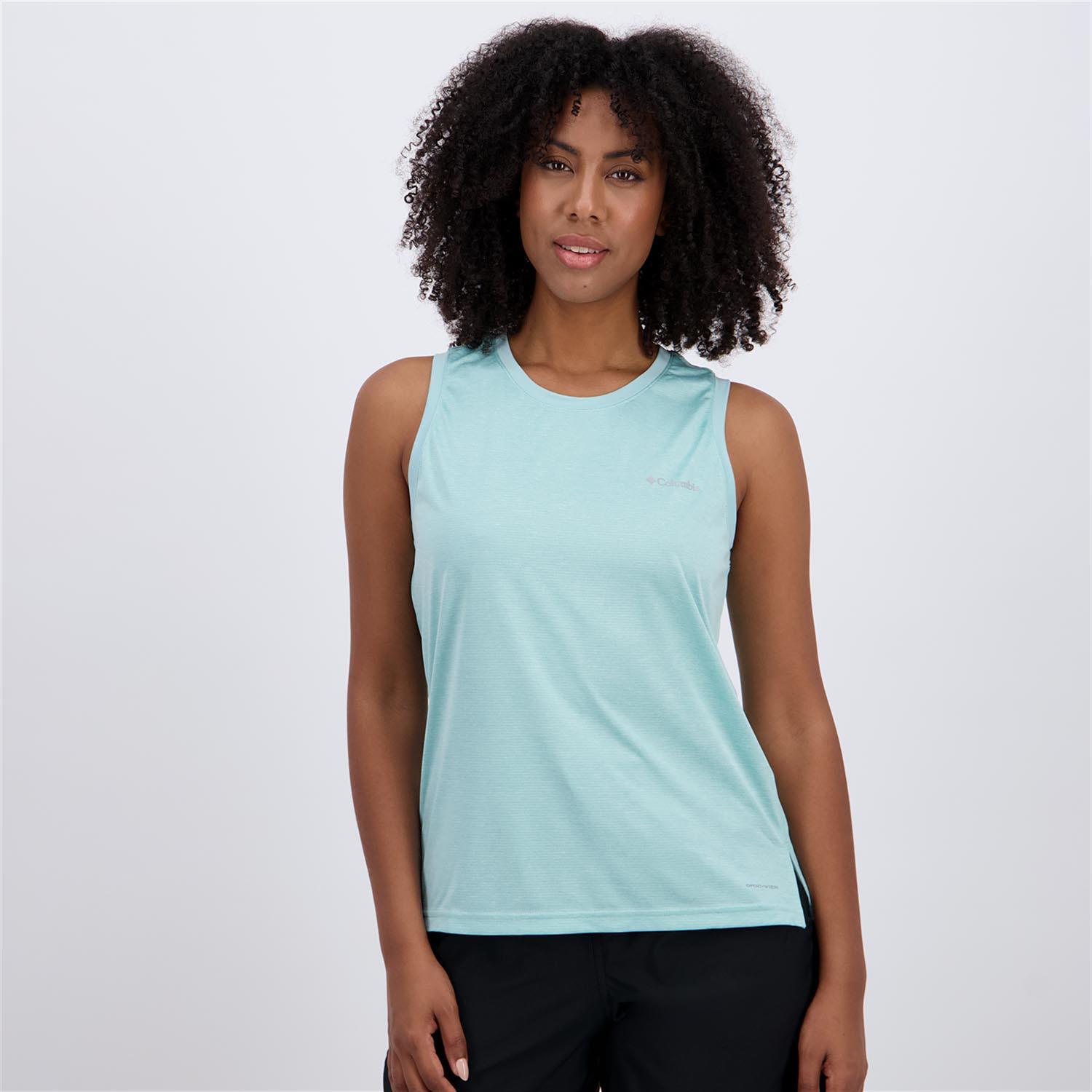 Columbia Bluevista Hill - Turquesa - Camiseta Mujer talla XS