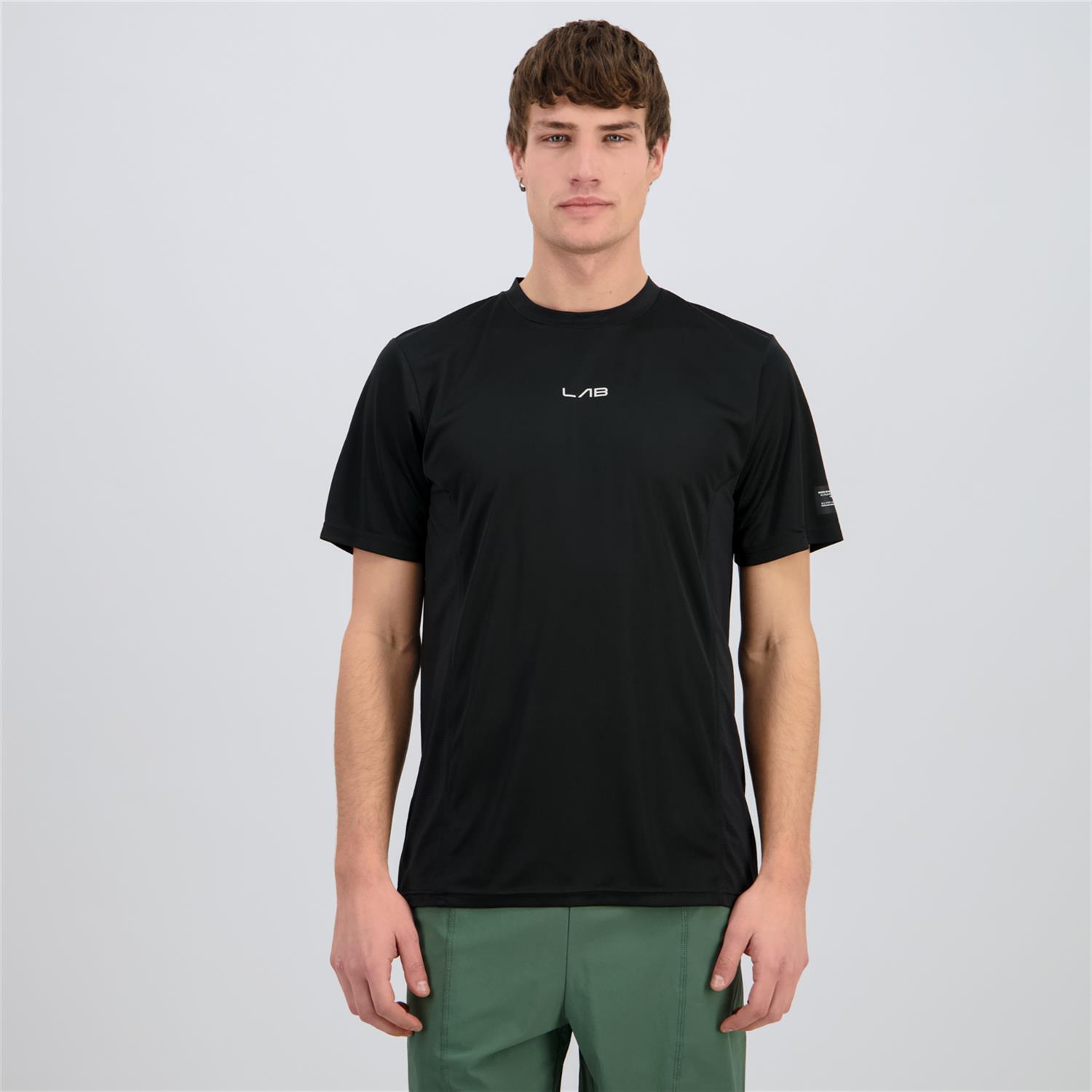 Silver Lab - Negro - Camiseta Poliéster Hombre talla S