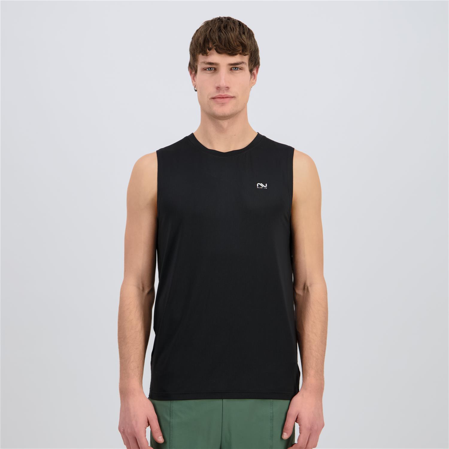 Silver Lab - Negro - Camiseta Sin Mangas Hombre talla S