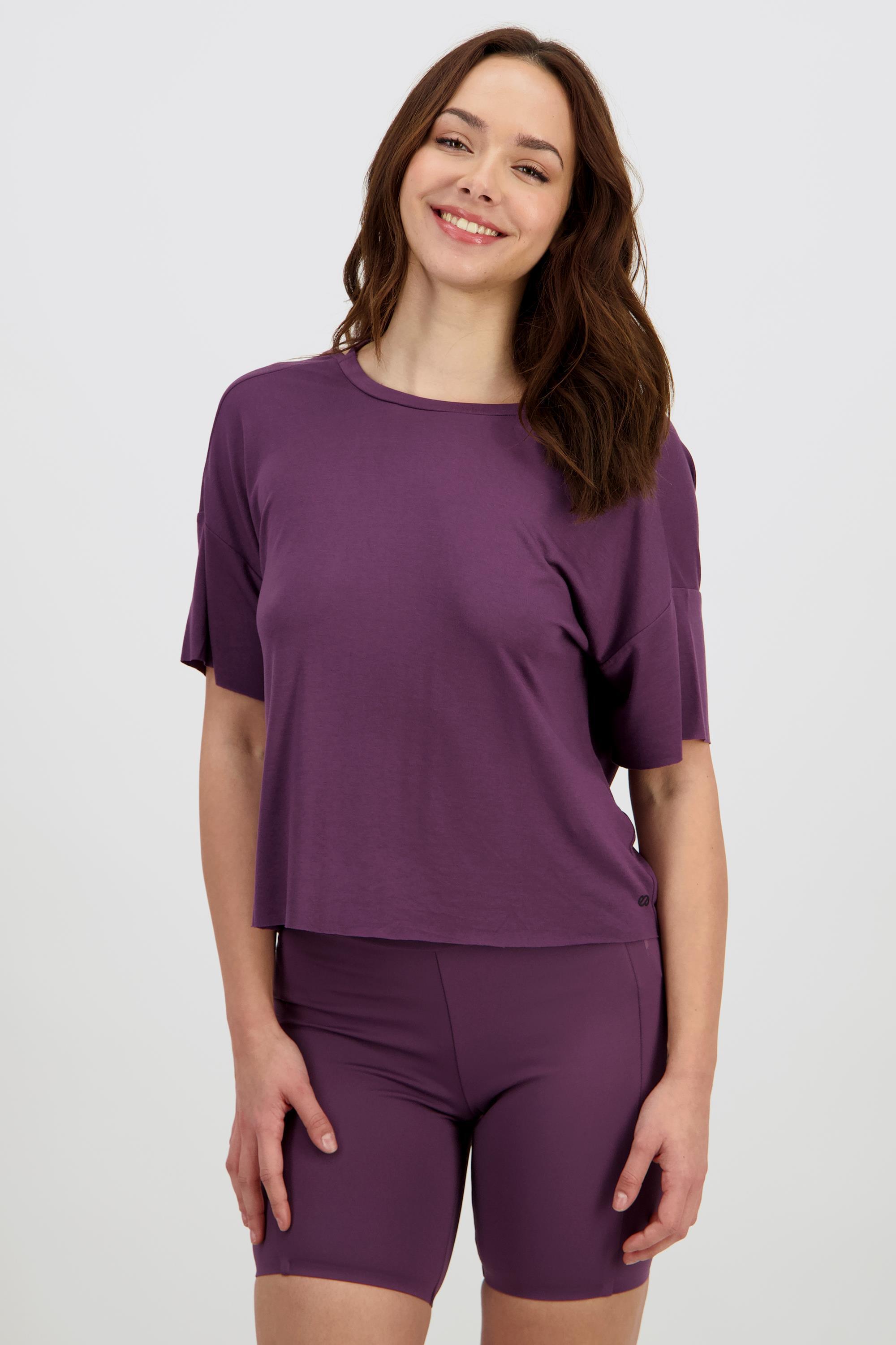 Camiseta Silver - Berenjena - Manga Corta Mujer talla S