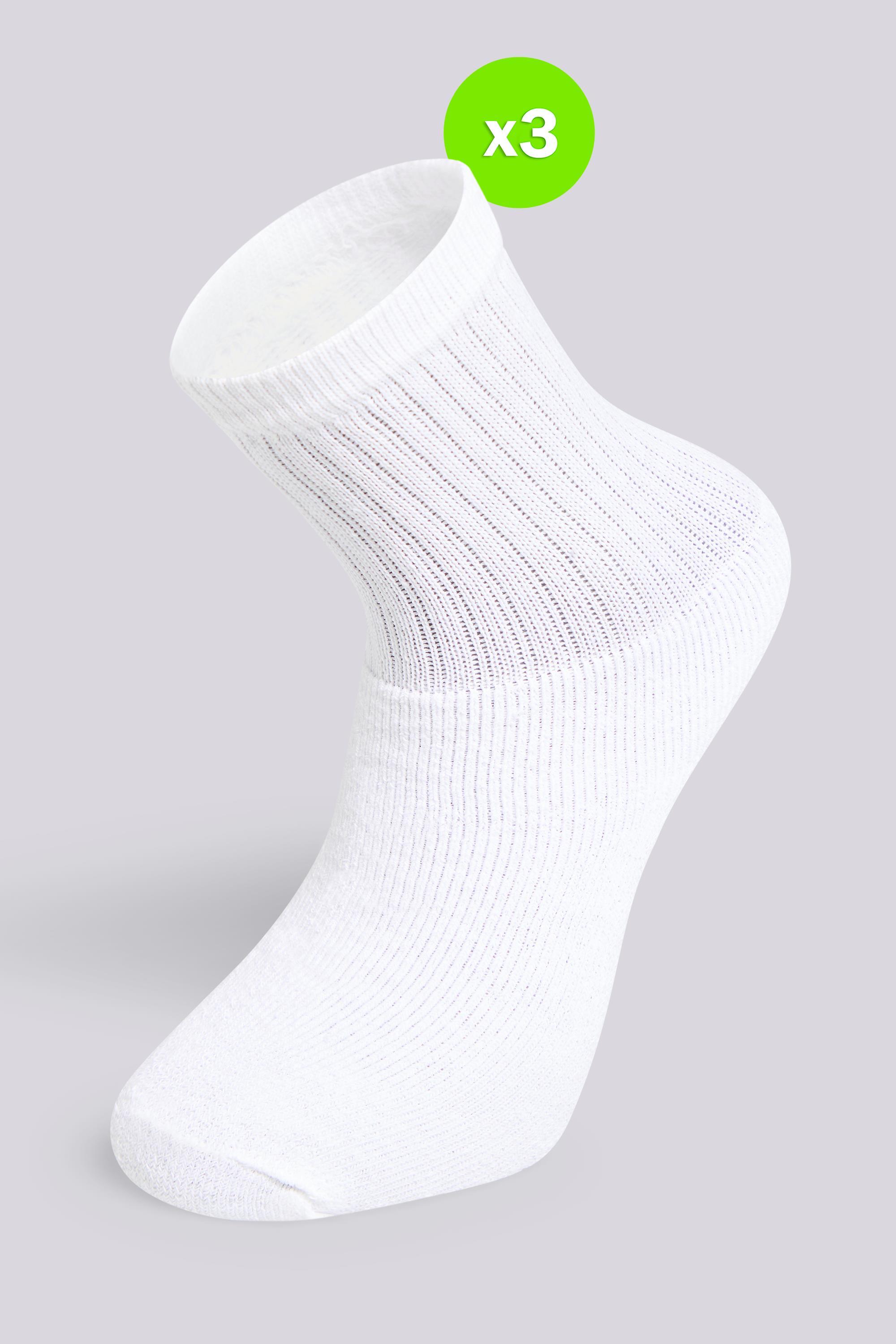 Up Calcetines Calcetines Blanco - Talla XL