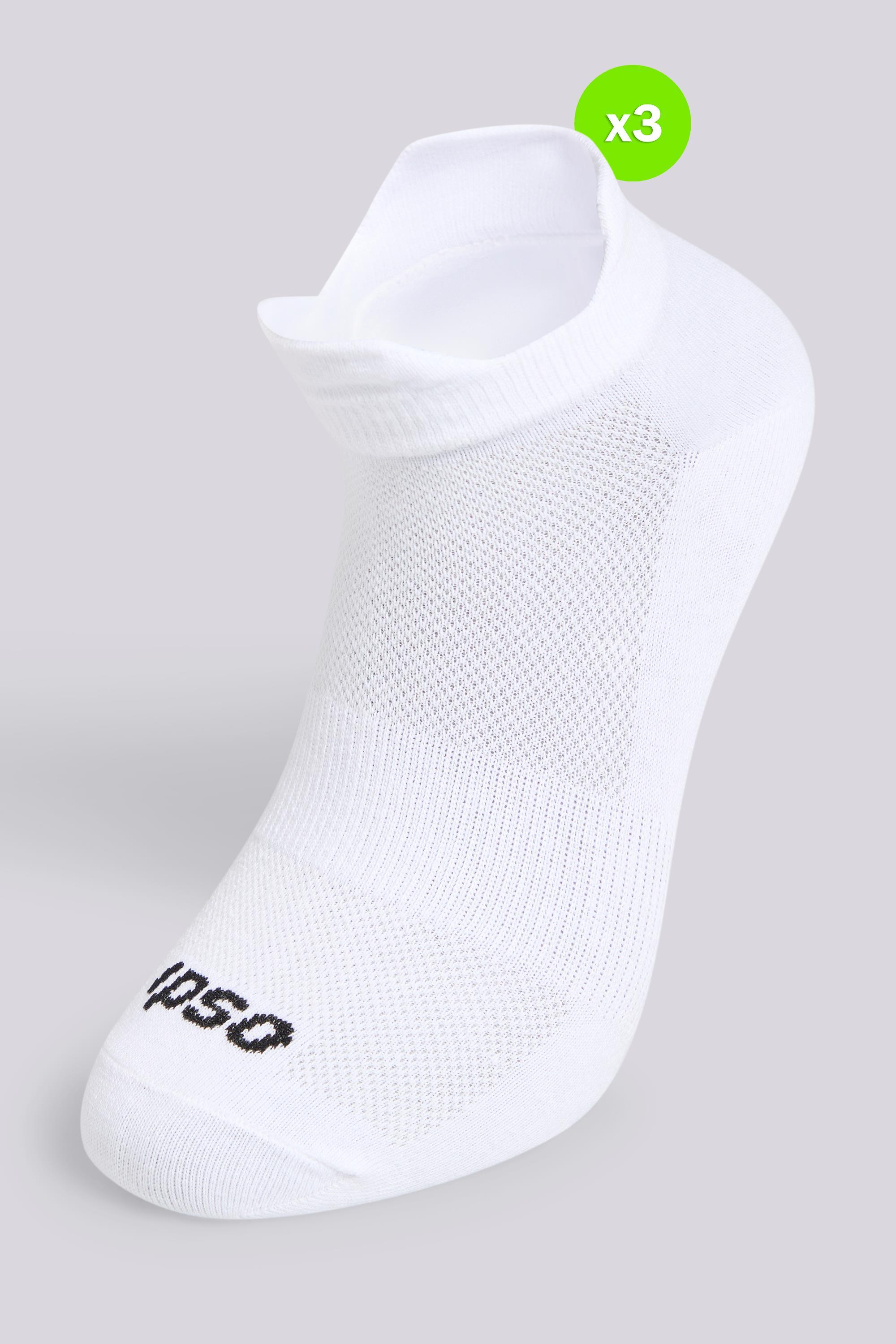 Calcetines Ipso - Blanco - Running Hombre talla