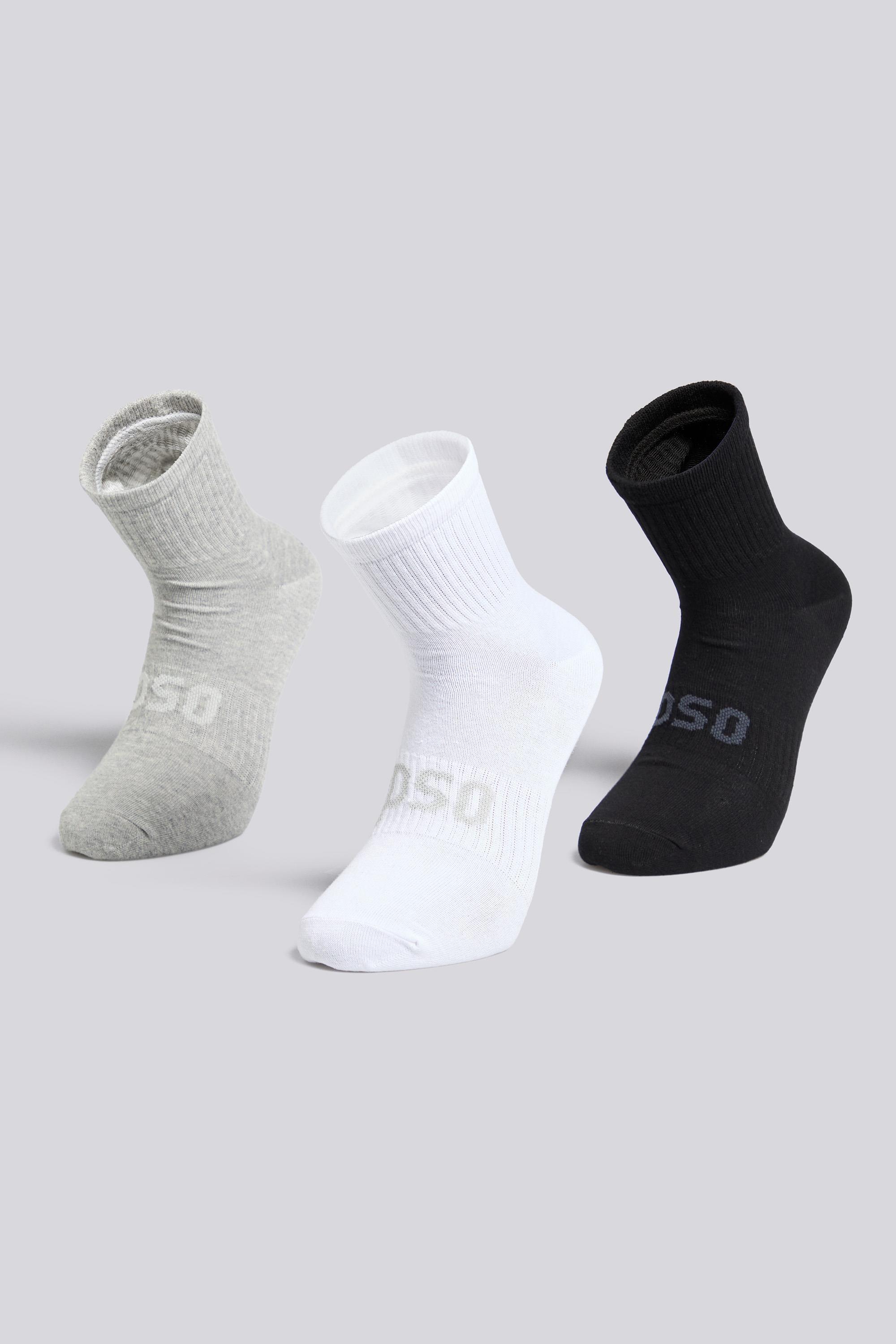 Calcetines Cortos Ipso - Negro - Calcetines Running Hombre talla