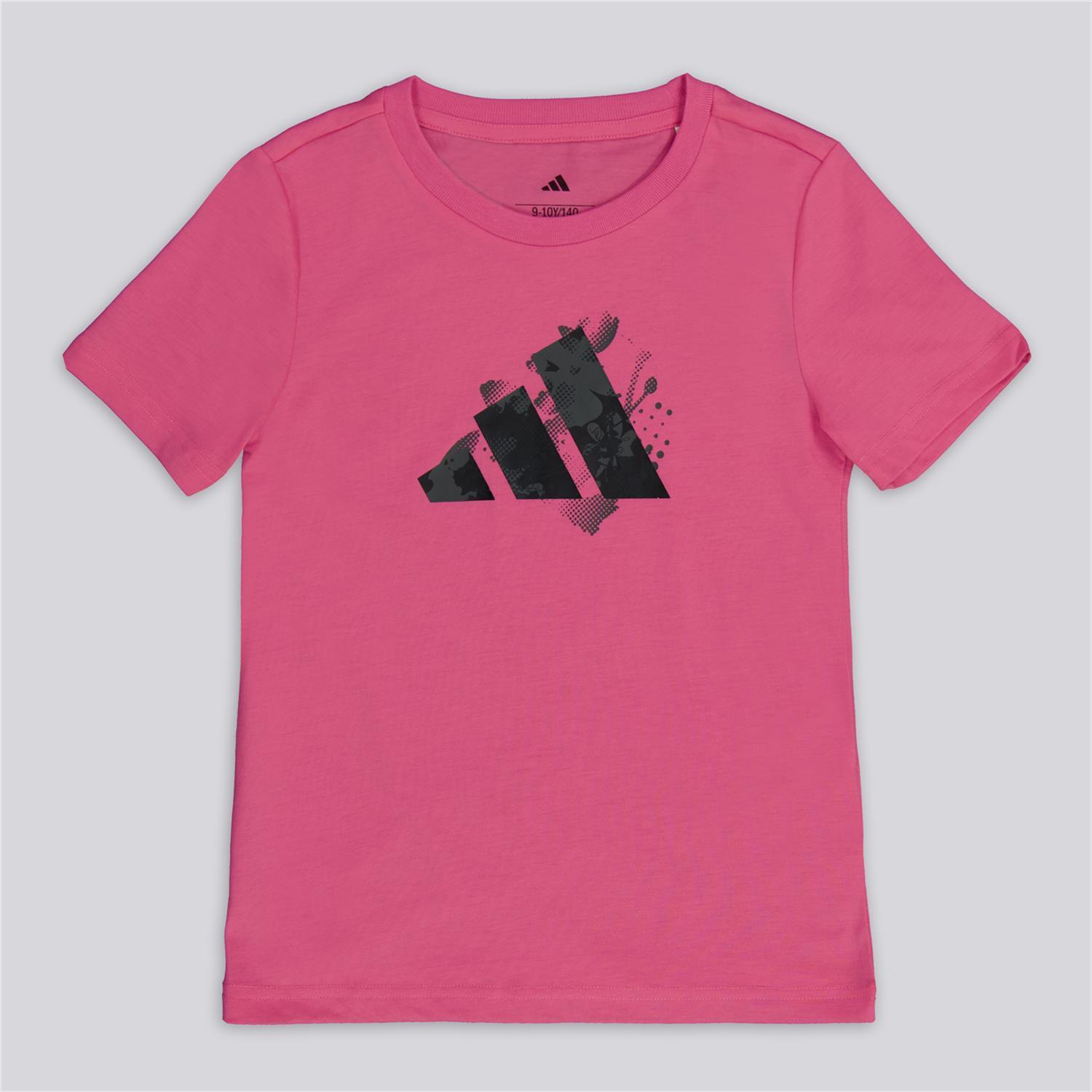 adidas Animal Logo - Fucsia - Camiseta Niña talla 10