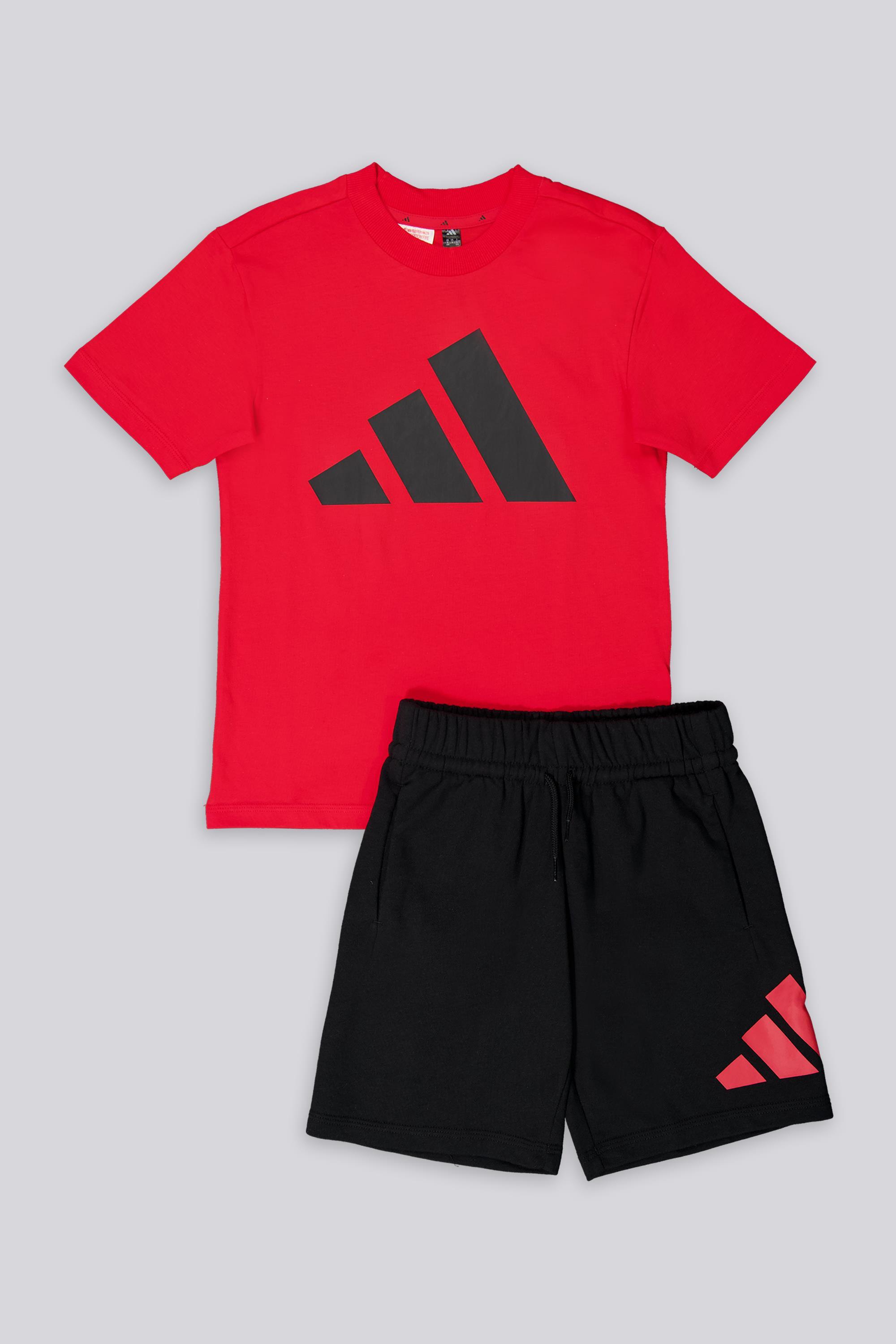 Train essentials 3-stripes set conjunto junior