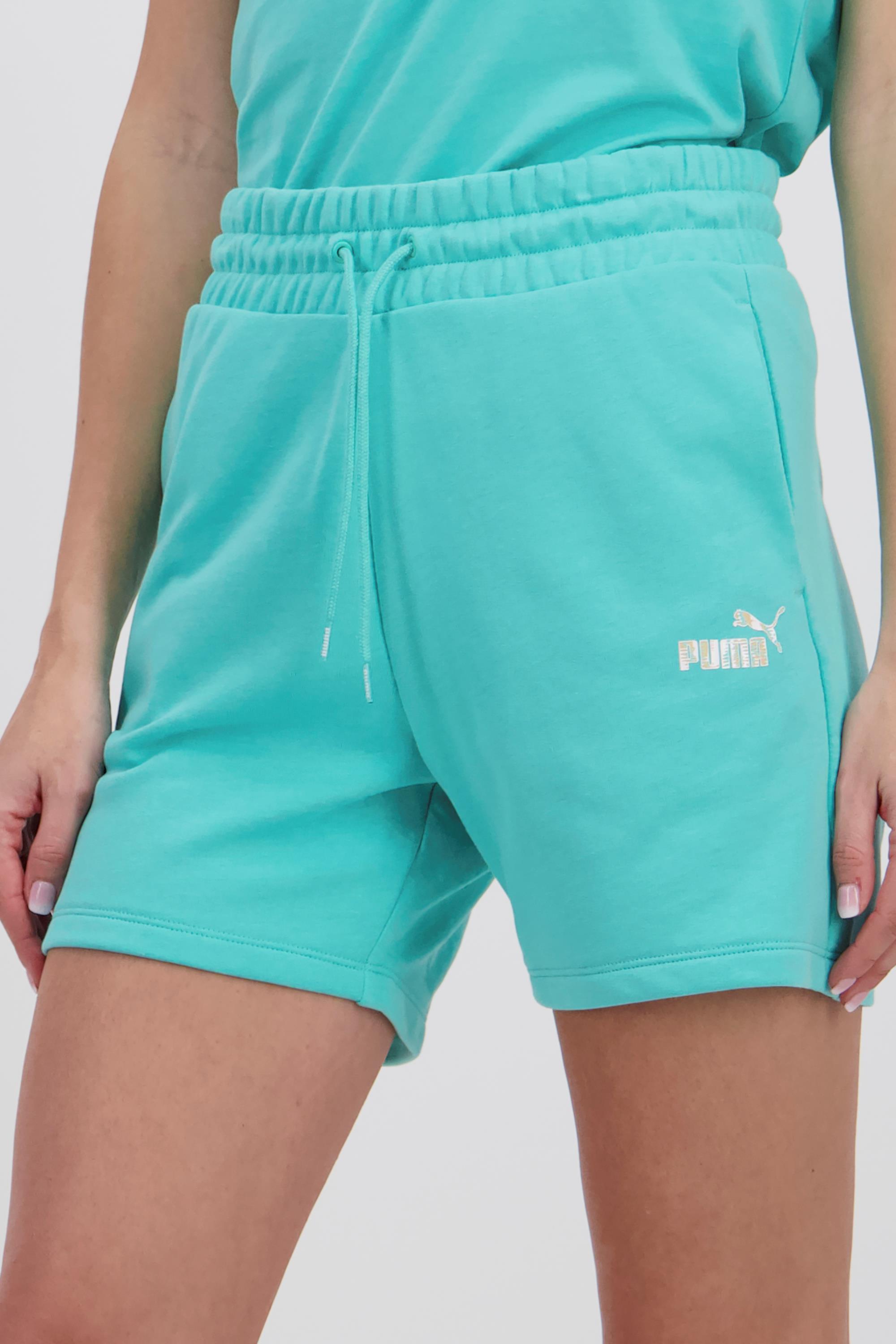 Pantalón Corto Puma - Turquesa - Pantalón Mujer talla