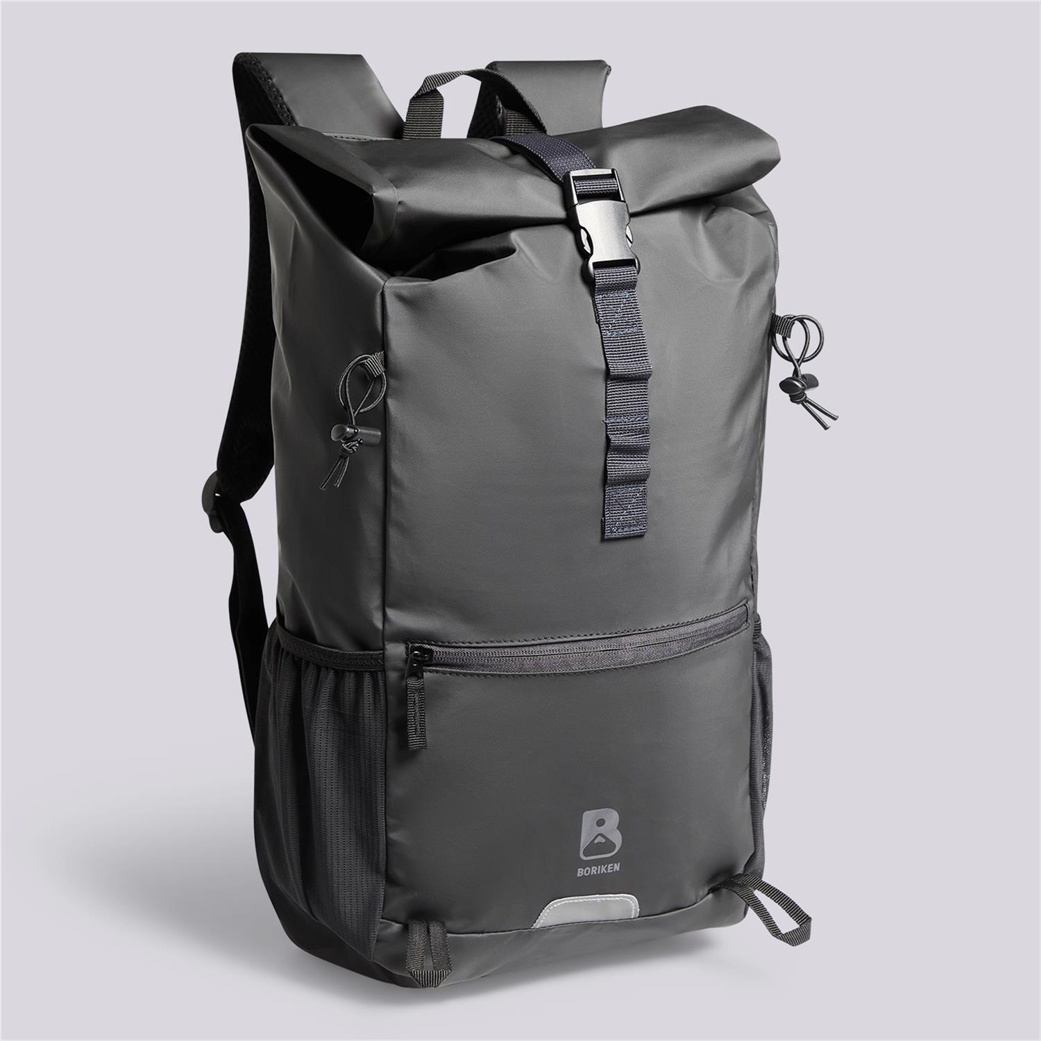 Boriken Roll Top - Negro - Mochila Trekking 30 L talla UNICA