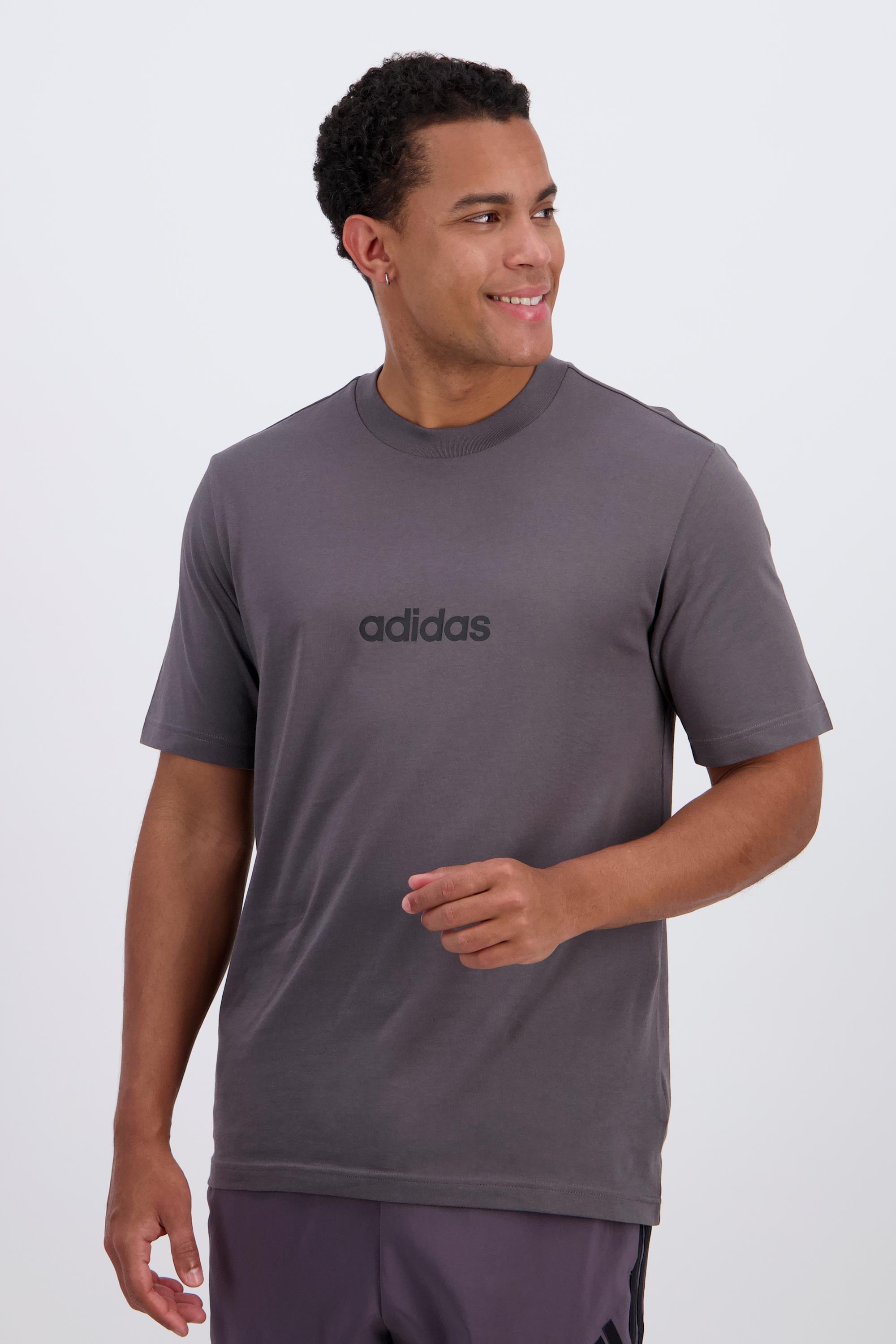 adidas Linear - Gris - Camiseta Algodón Hombre talla 2XS