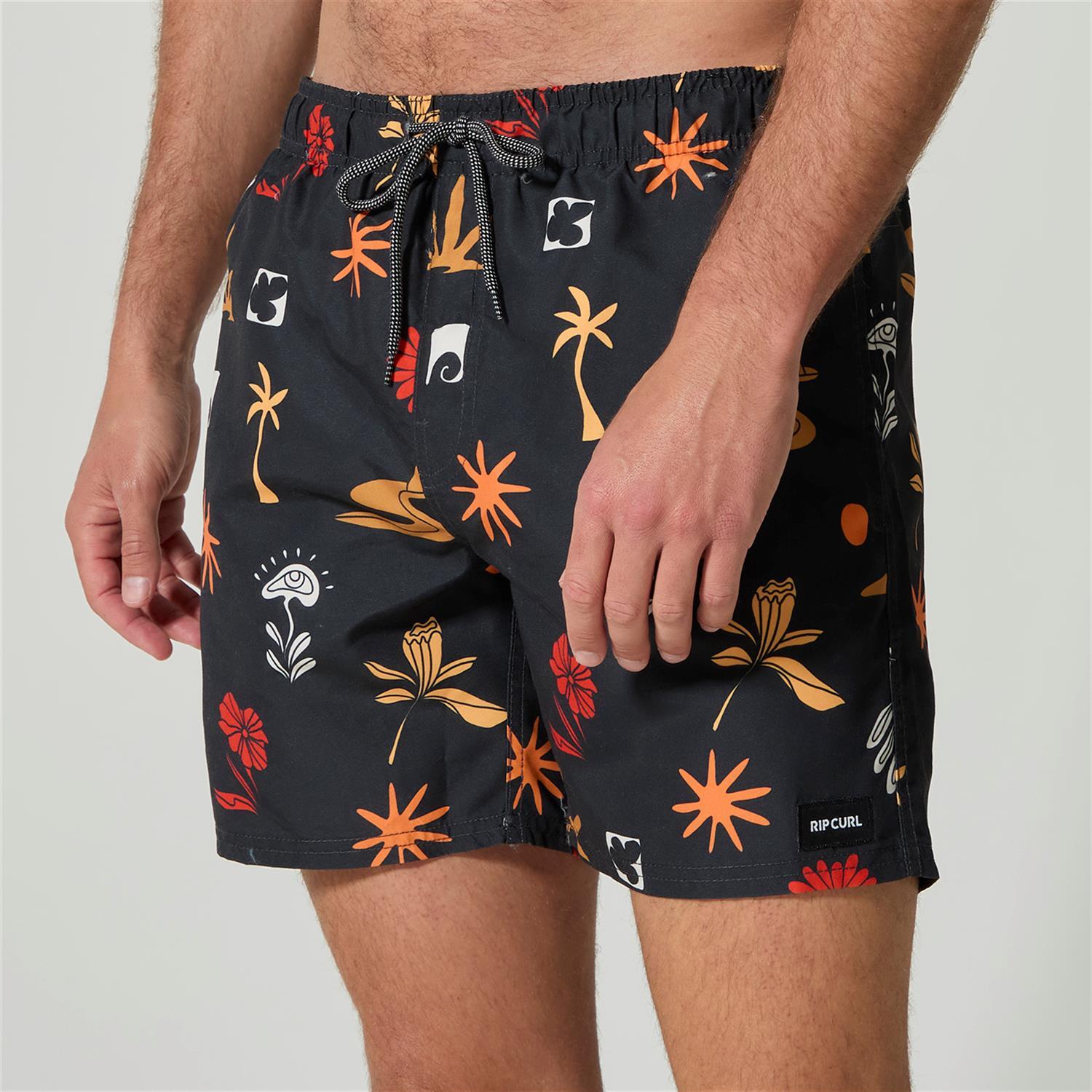 Rip Curl Surf - Preto - Calções Banho Homem tamanho L