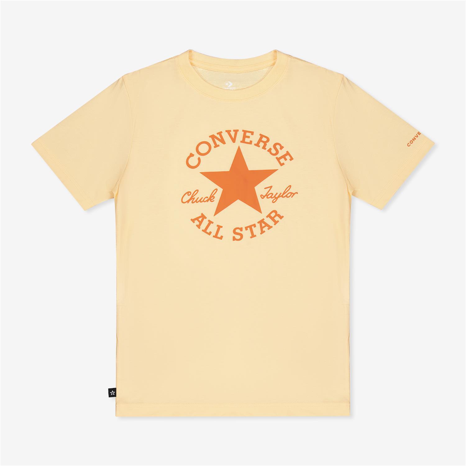Camiseta Converse - Amarillo - Camiseta Algodón Niño talla 16