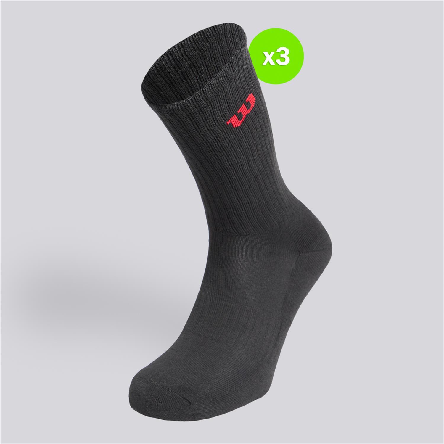 Calcetines Wilson - Negro - Calcetines Pádel talla S