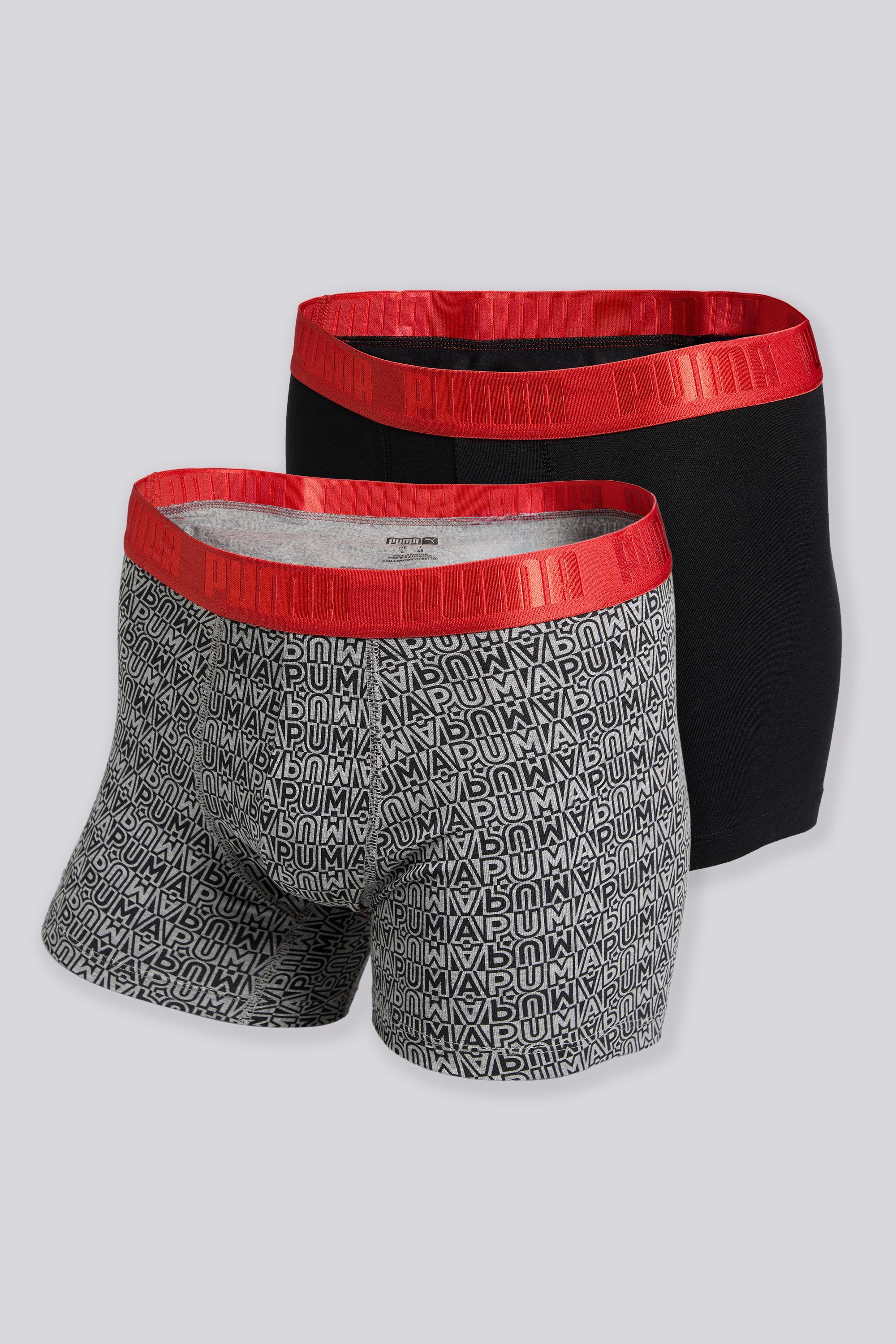 Calzoncillos Puma - Negro - Bóxer Hombre talla