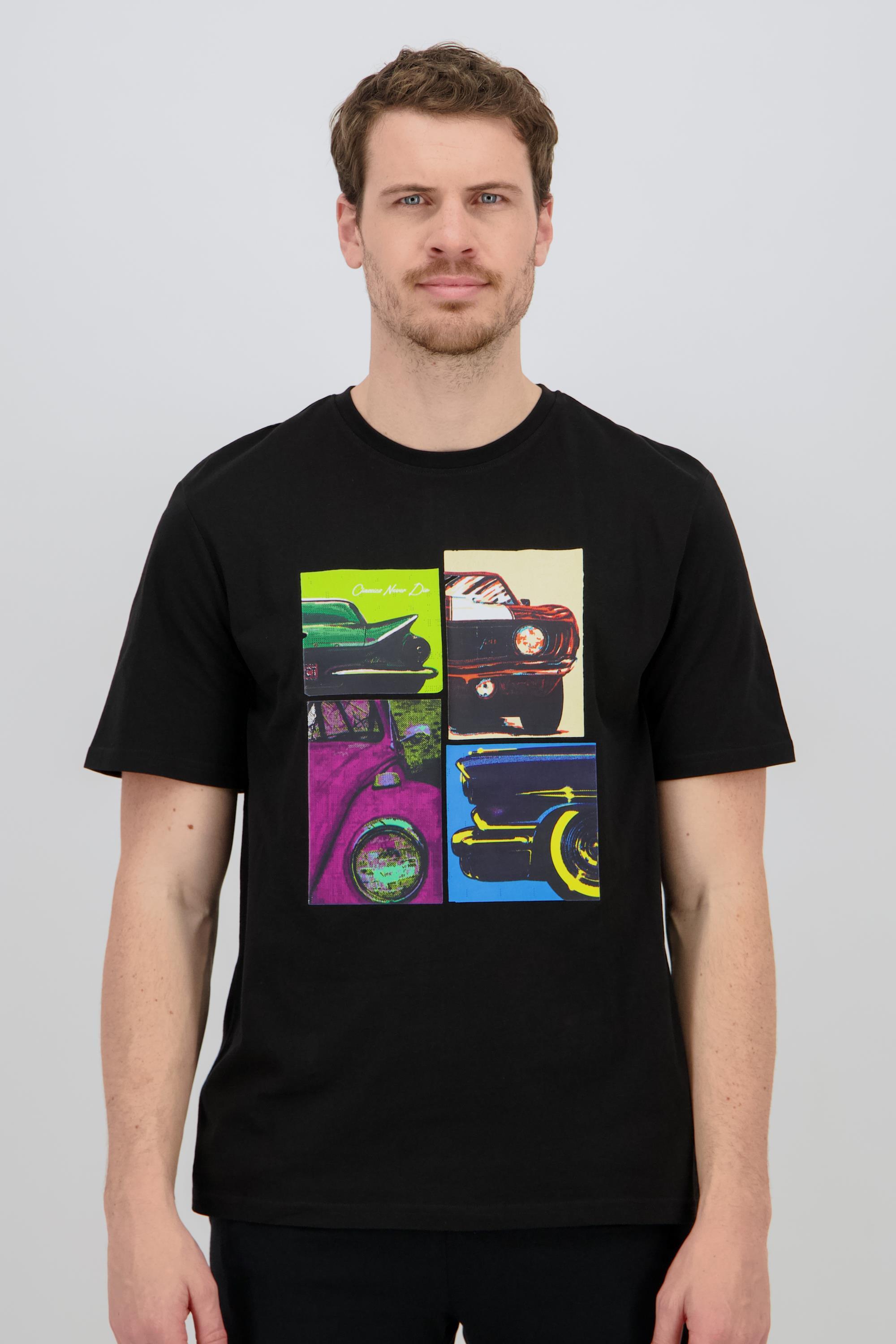 Camiseta Silver - Negro - Camiseta Algodón Hombre talla