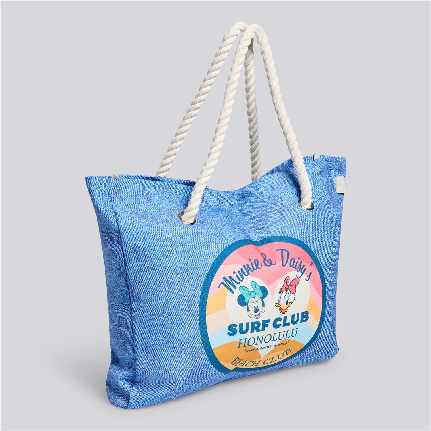 Bolso Tote Mickey - Denim - Bolso Playa Disney talla UNICA