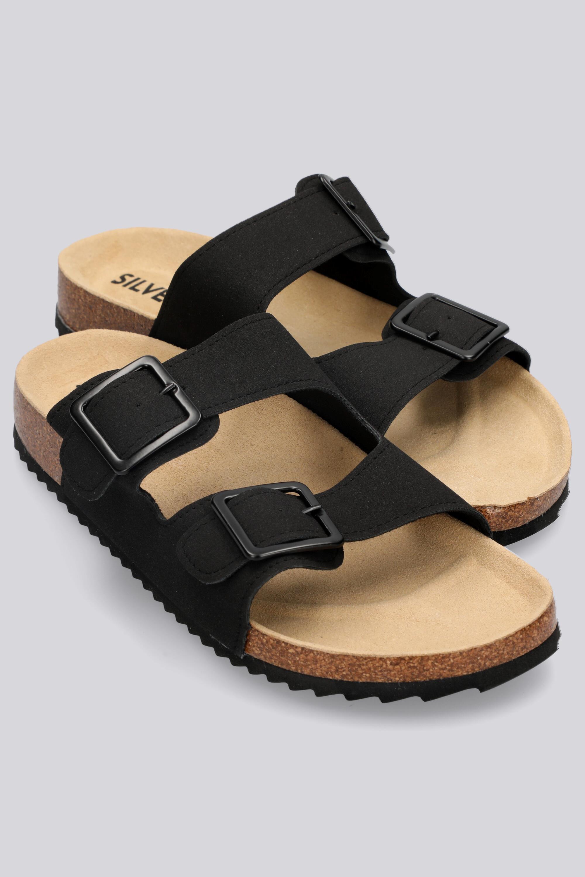 Silver Cozumel - Negro - Chanclas Hebilla Hombre talla 46
