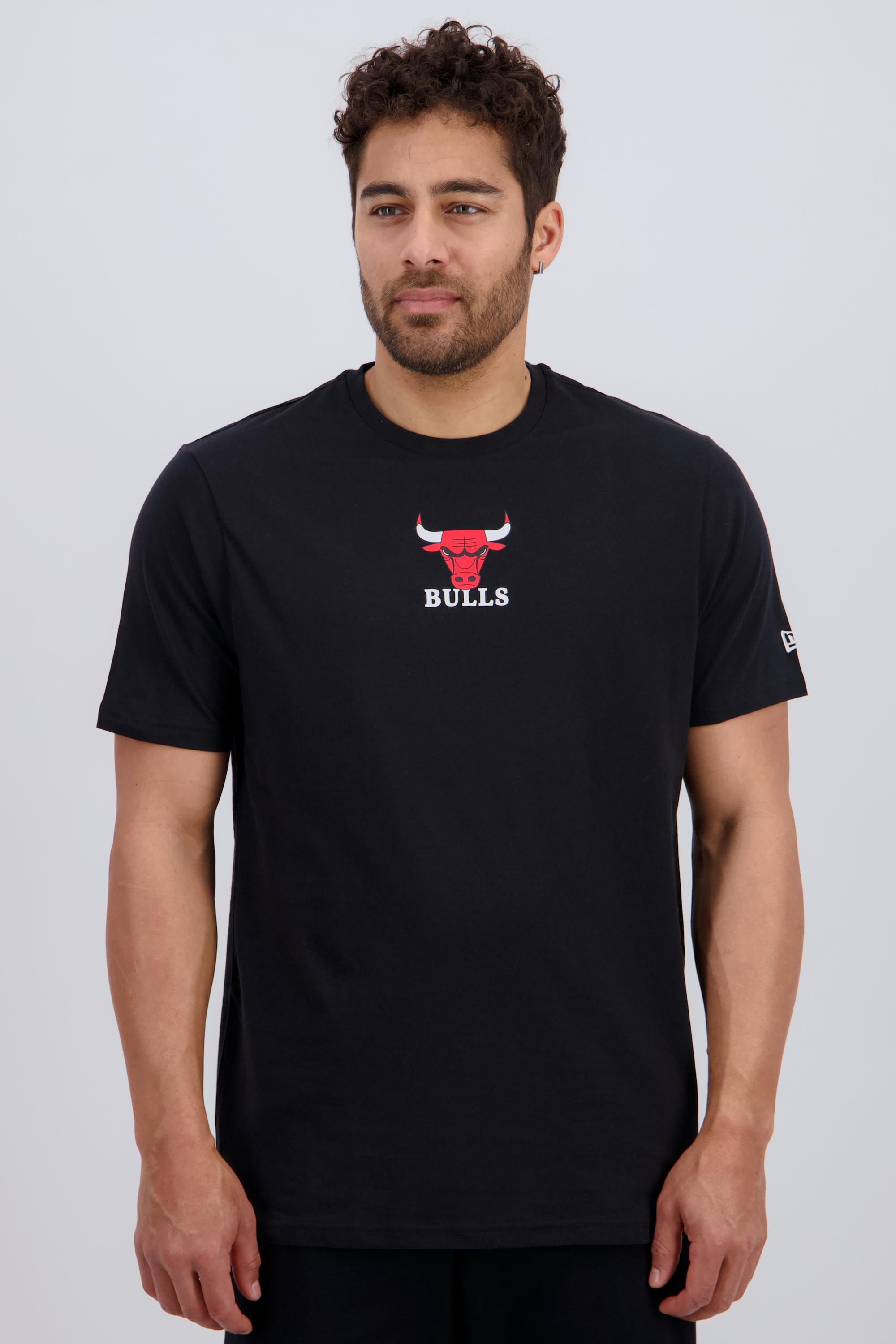 Chicago Bulls - Negro - Camiseta Algodón Hombre talla