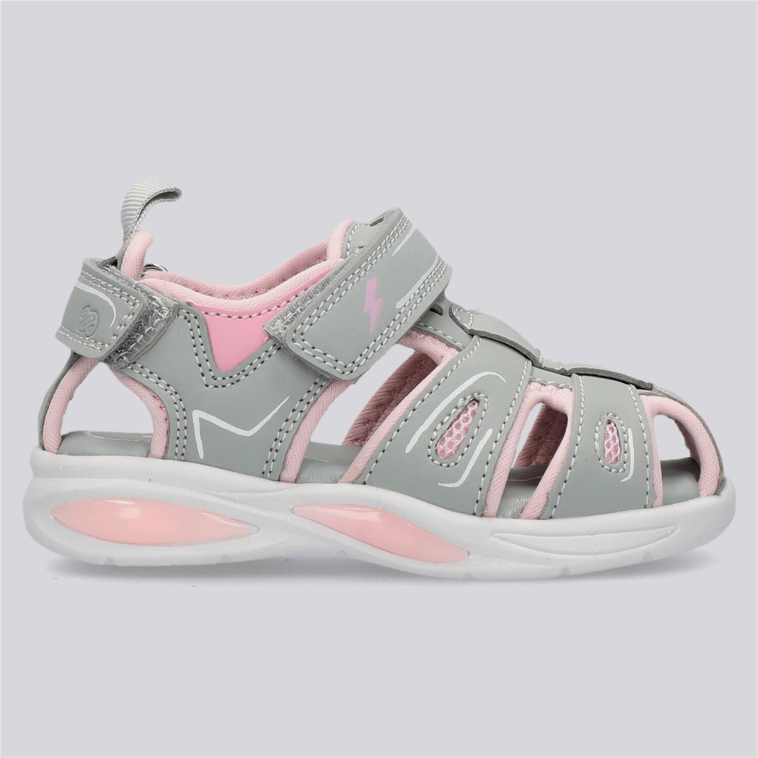 Silver Flecha - Gris - Sandalia Cangrejera Niña talla 22