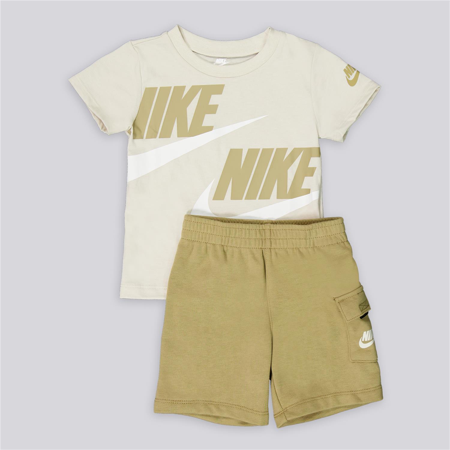 Conjunto Nike - Bege - Conjunto Bebé tamanho 12M