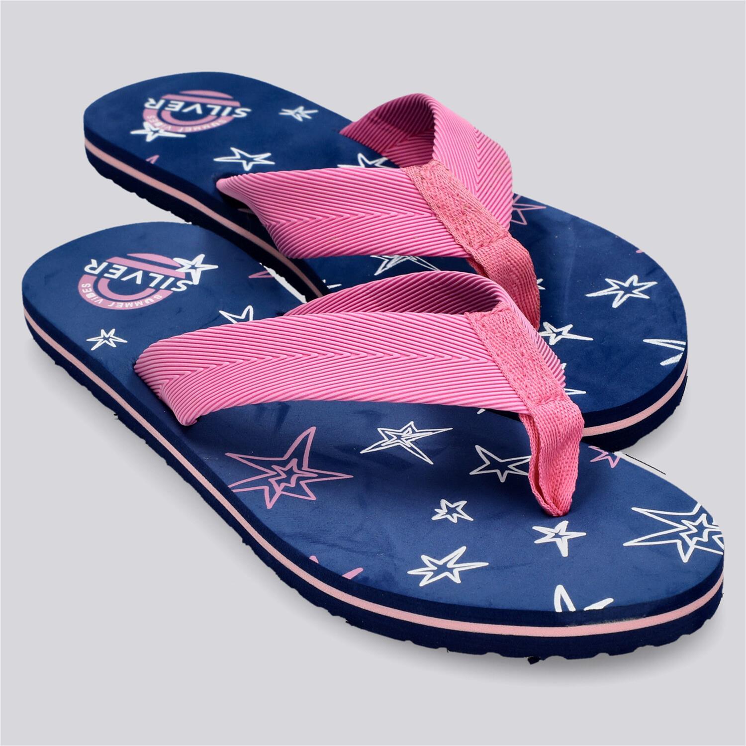 Silver Paloma - Azul - Chanclas Dedo Mujer talla 36