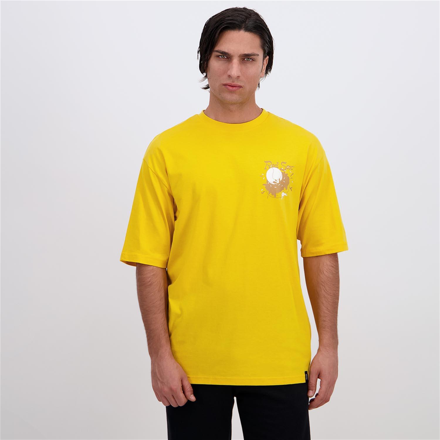 New Era Mlb - Amarillo - Camiseta Algodón Hombre talla M