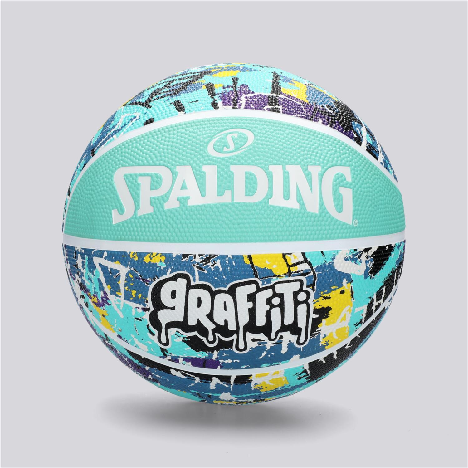 Spalding Blue Graffiti - Azul - Balón Baloncesto MKP talla 7