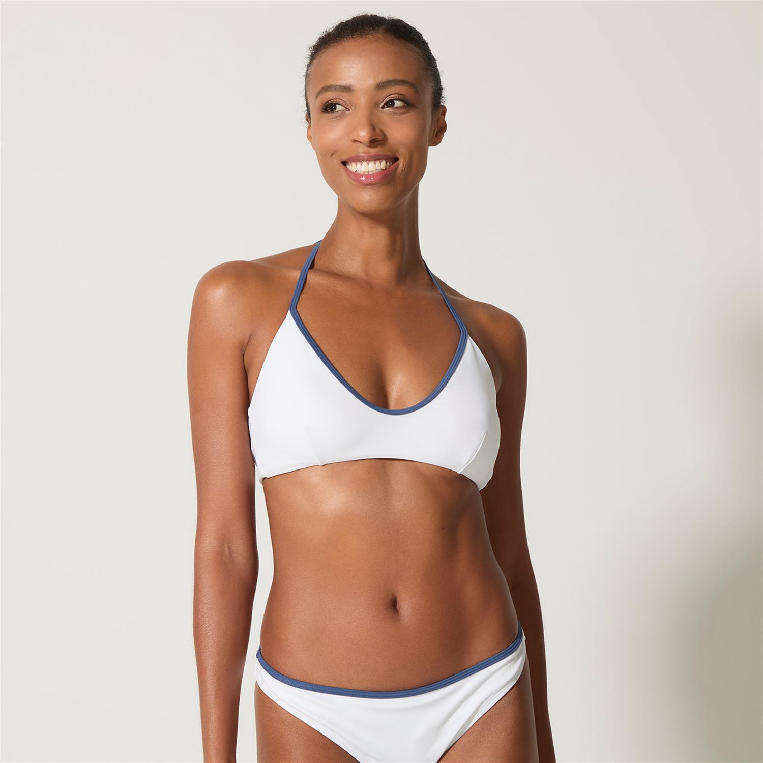 Up Rose - Blanco - Top Bikini Mujer talla XL